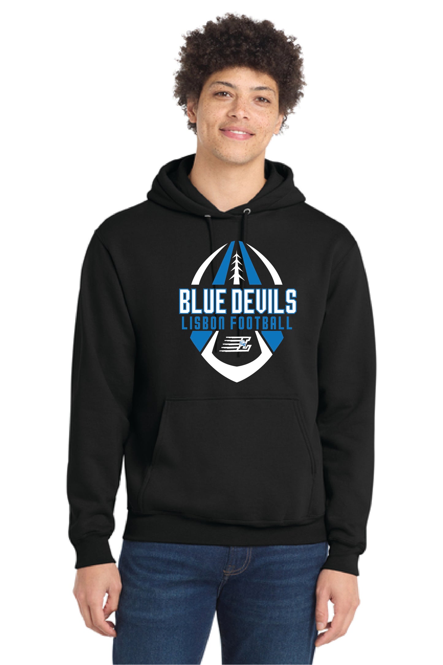 LISBON FOOTBALL PC78H Port & Company® Core Fleece Pullover Hooded Sweatshirt 6