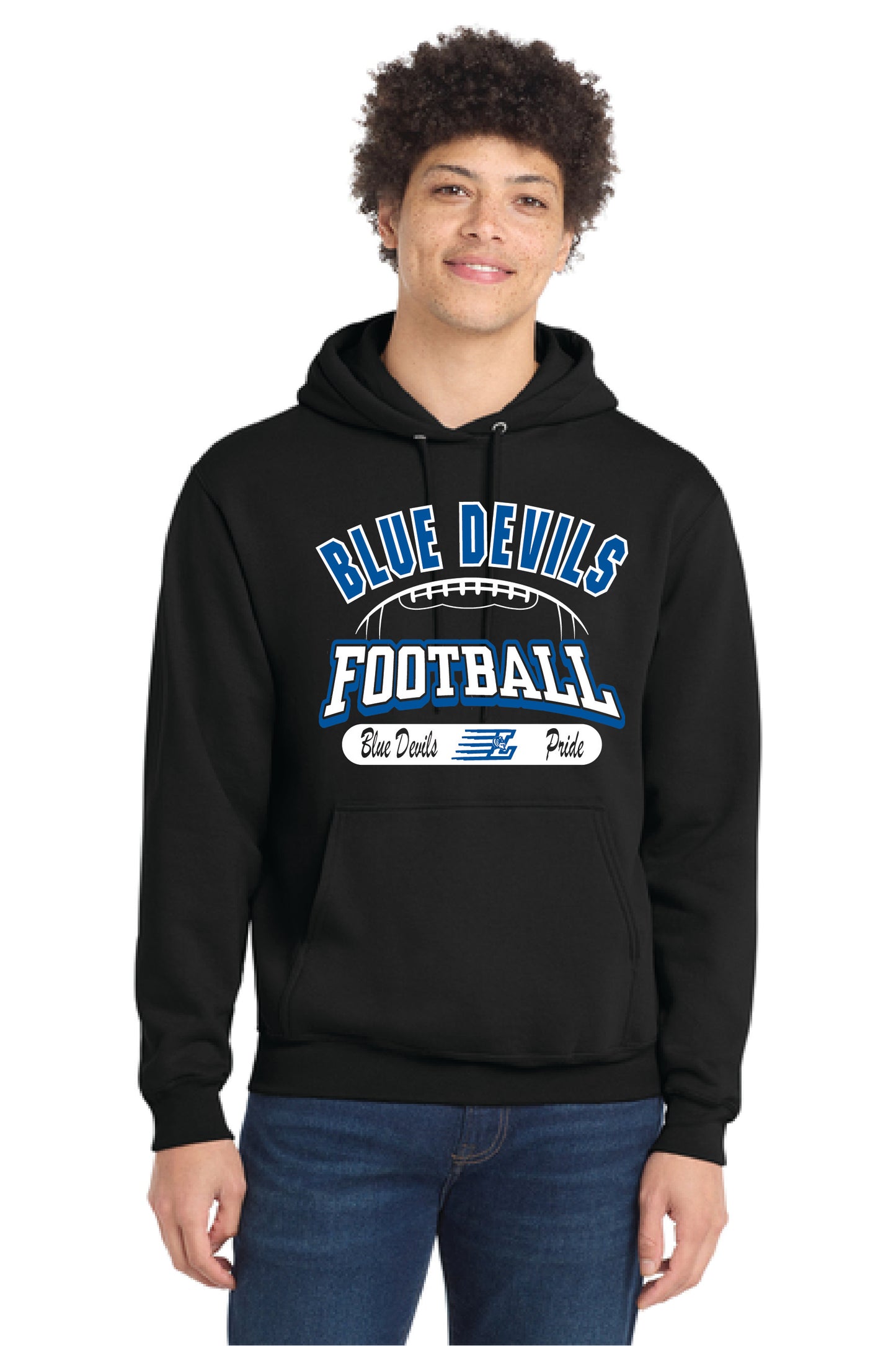 LISBON FOOTBALL PC78H Port & Company® Core Fleece Pullover Hooded Sweatshirt 5