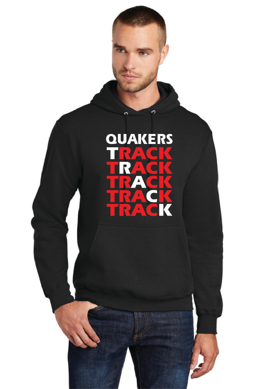 SALEM QUAKERS TRACK AND FIELD PC78H Port & Company® Core Fleece Pullover Hooded Sweatshirt 9