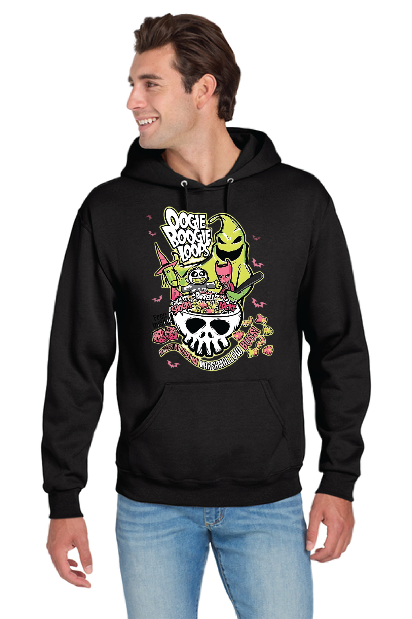HALLOWEEN BOOGIE BITES PC78H Port & Company® Core Fleece Pullover Hooded Sweatshirt HW-8