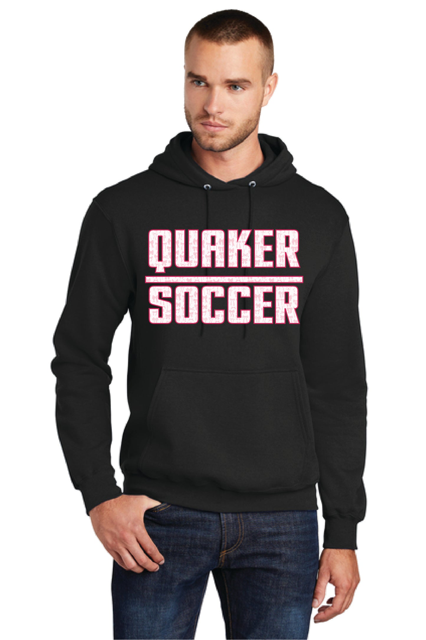 SALEM QUAKERS SOCCER PC78H Port & Company® Core Fleece Pullover Hooded Sweatshirt 9
