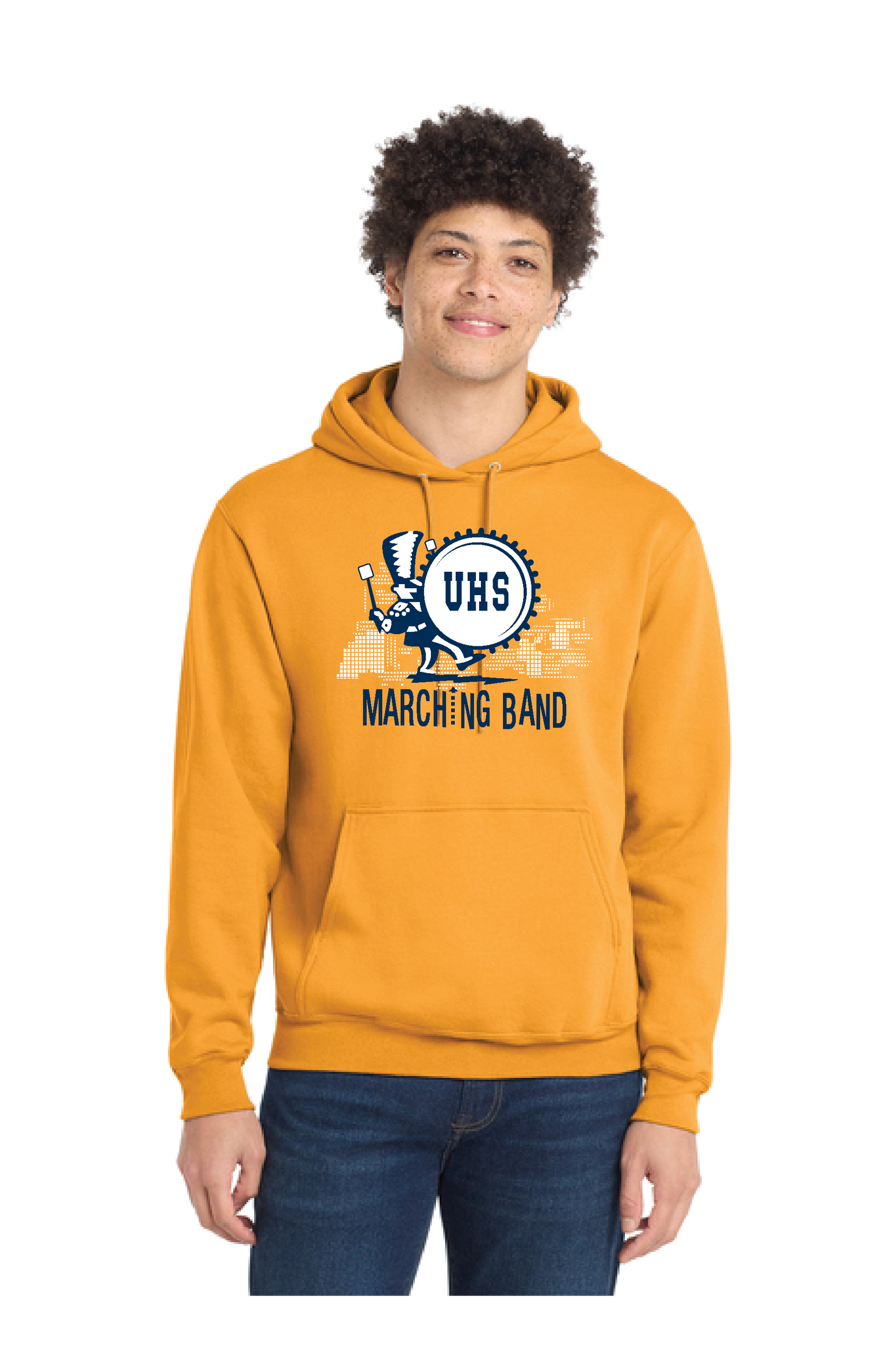 UNITED EAGELS BAND PC78H Port & Company® Core Fleece Pullover Hooded Sweatshirt 6