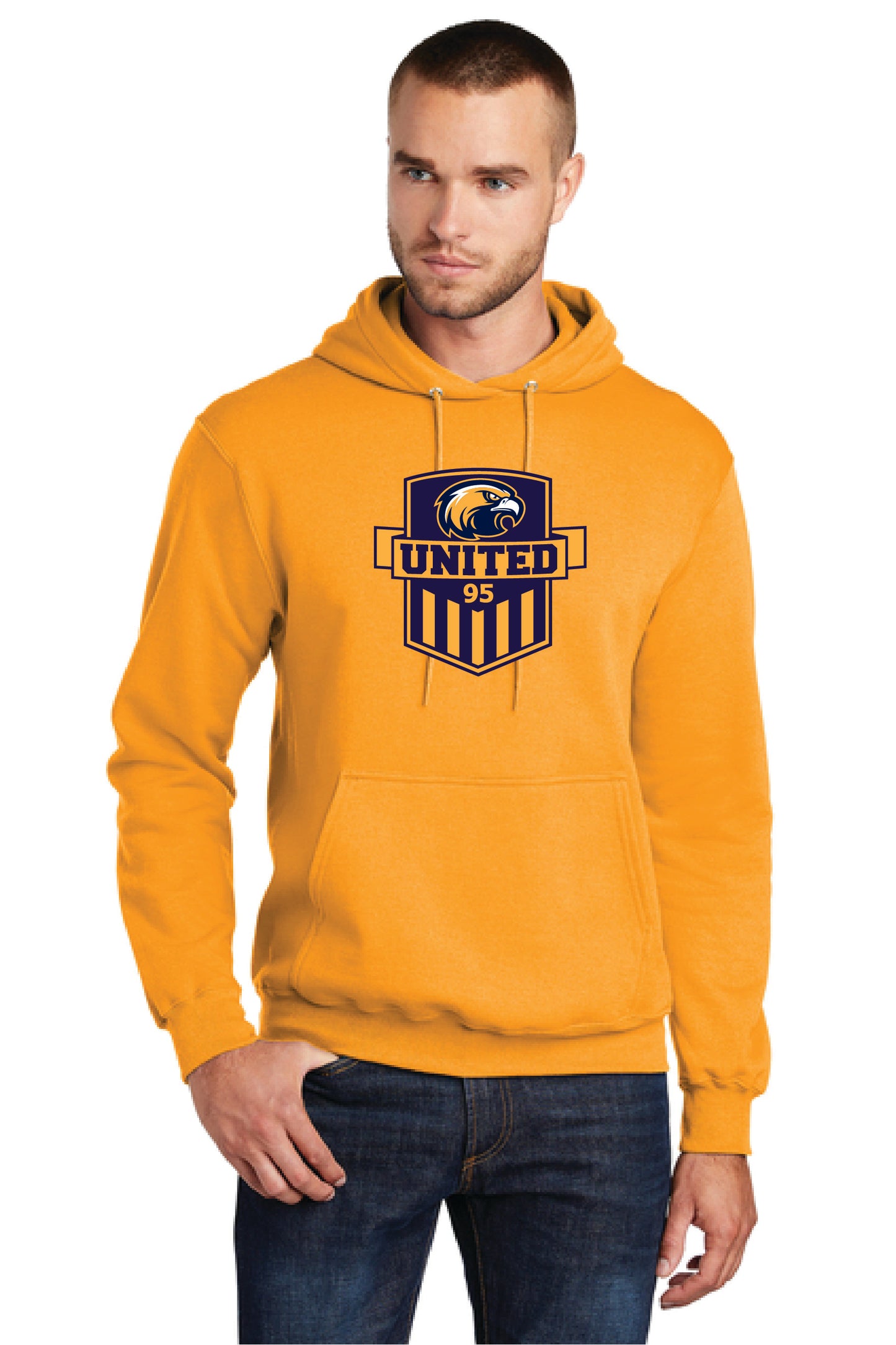 UNITED EAGELS PC78H Port & Company® Core Fleece Pullover Hooded Sweatshirt 8