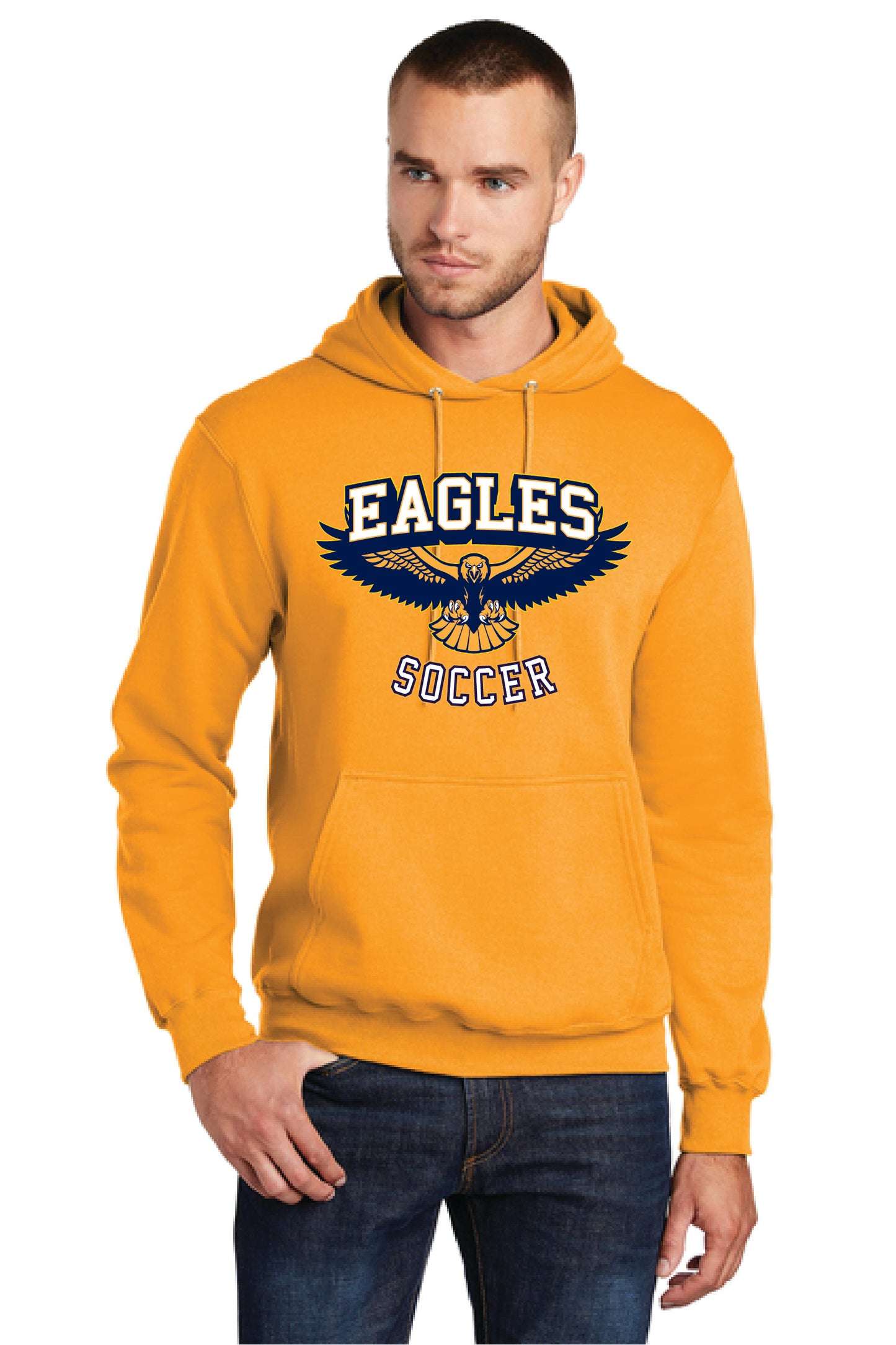 UNITED EAGELS PC78H Port & Company® Core Fleece Pullover Hooded Sweatshirt 9