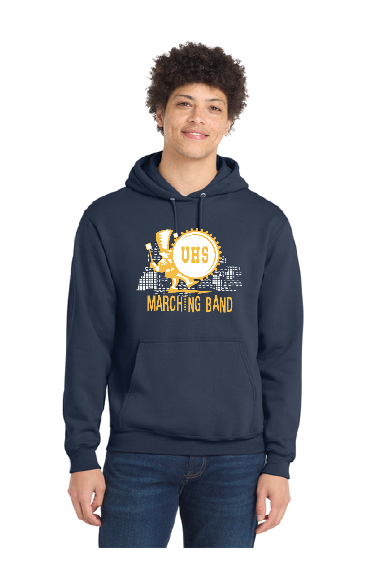 UNITED EAGELS BAND PC78H Port & Company® Core Fleece Pullover Hooded Sweatshirt 6