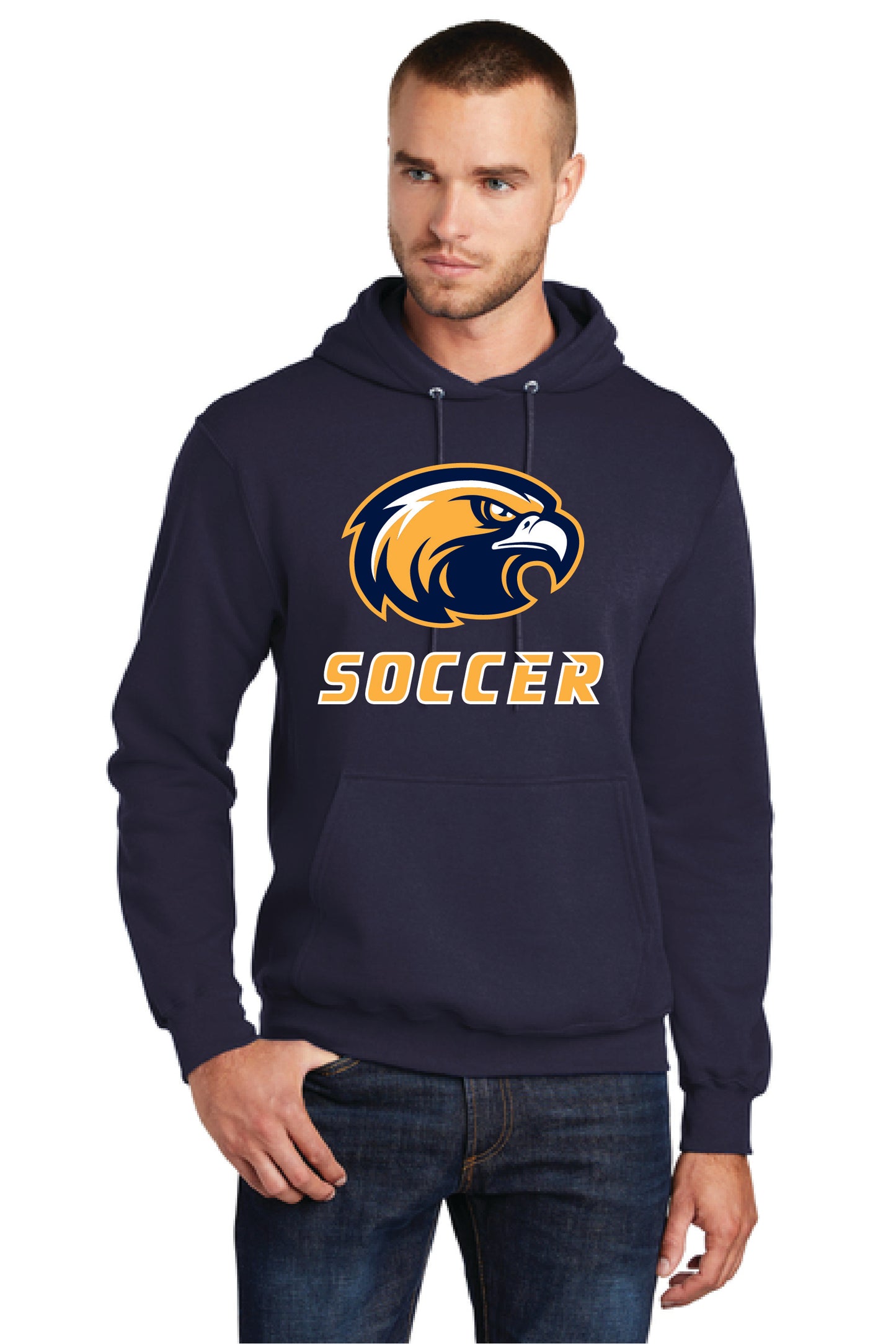 UNITED EAGELS SOCCER PC78H Port & Company® Core Fleece Pullover Hooded Sweatshirt 5