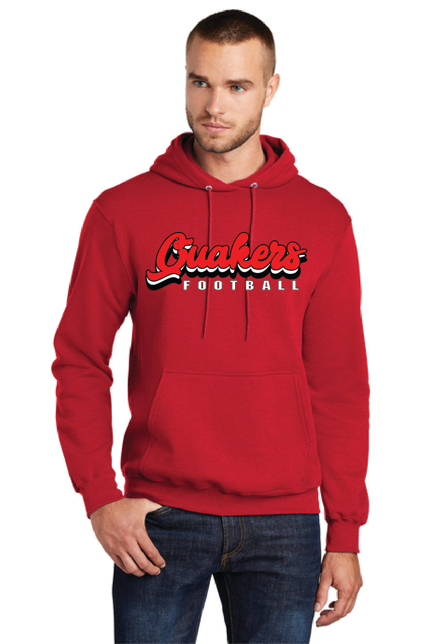 SALEM QUAKERS FOOTBALL PC78H Port & Company® Core Fleece Pullover Hooded Sweatshirt SF-8