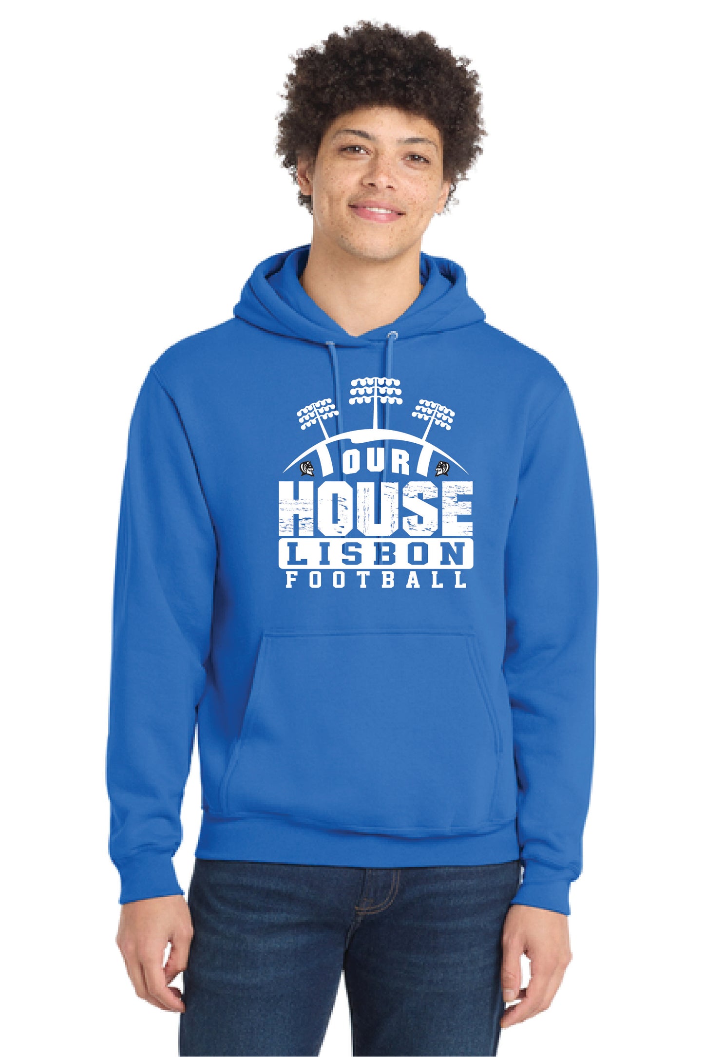LISBON FOOTBALL PC78H Port & Company® Core Fleece Pullover Hooded Sweatshirt 7