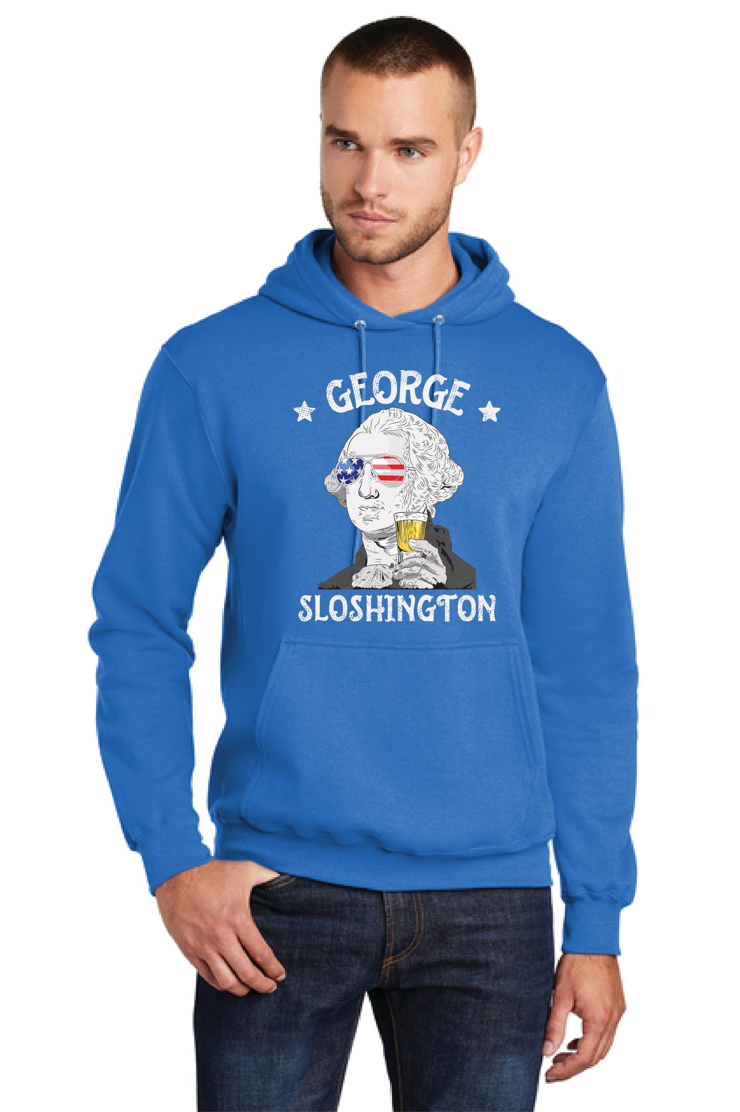 GEORGE SLOSHINGTON PC78H Port & Company® Core Fleece Pullover Hooded Sweatshirt 15