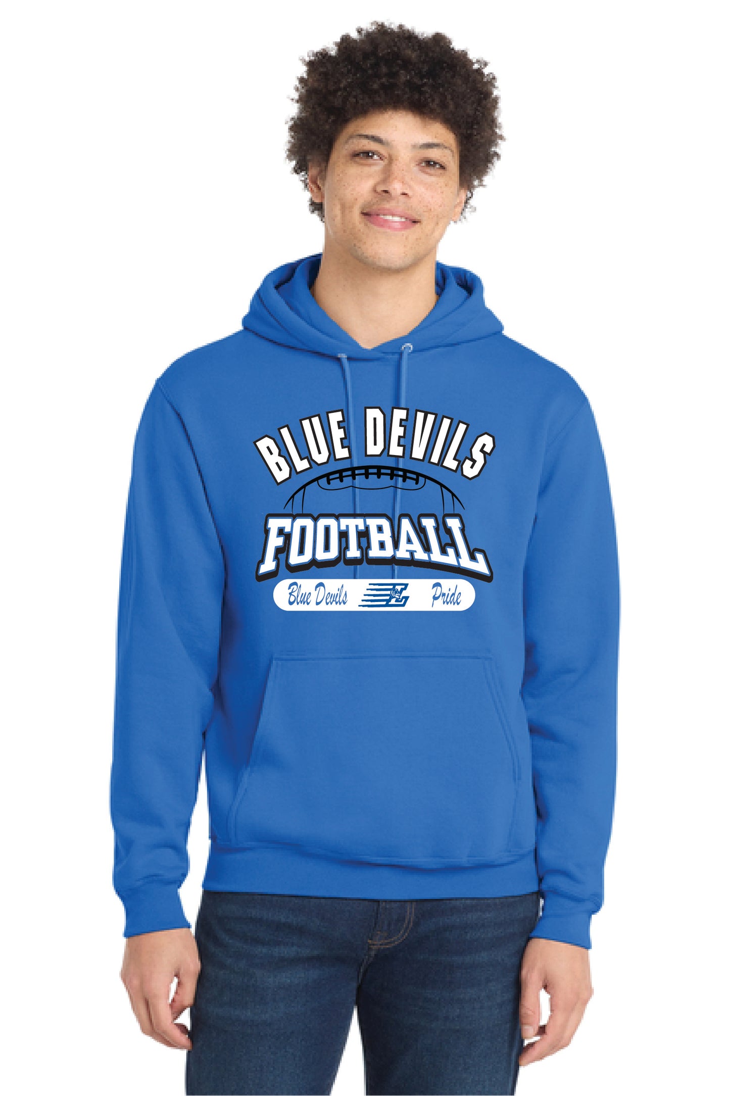 LISBON FOOTBALL PC78H Port & Company® Core Fleece Pullover Hooded Sweatshirt 5