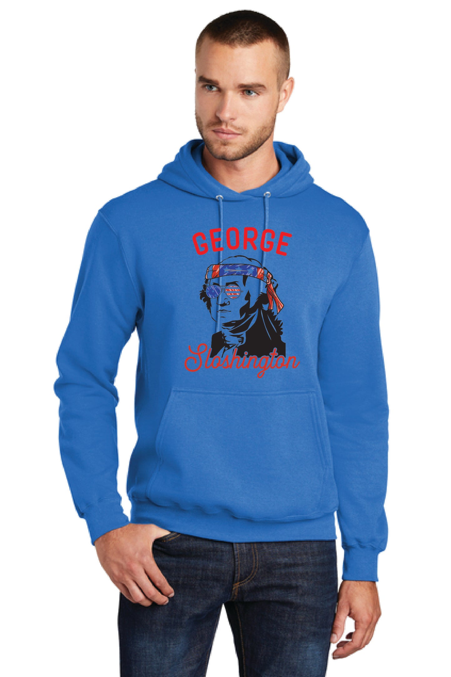 GEORGE SLOSHINGTON PC78H Port & Company® Core Fleece Pullover Hooded Sweatshirt 7