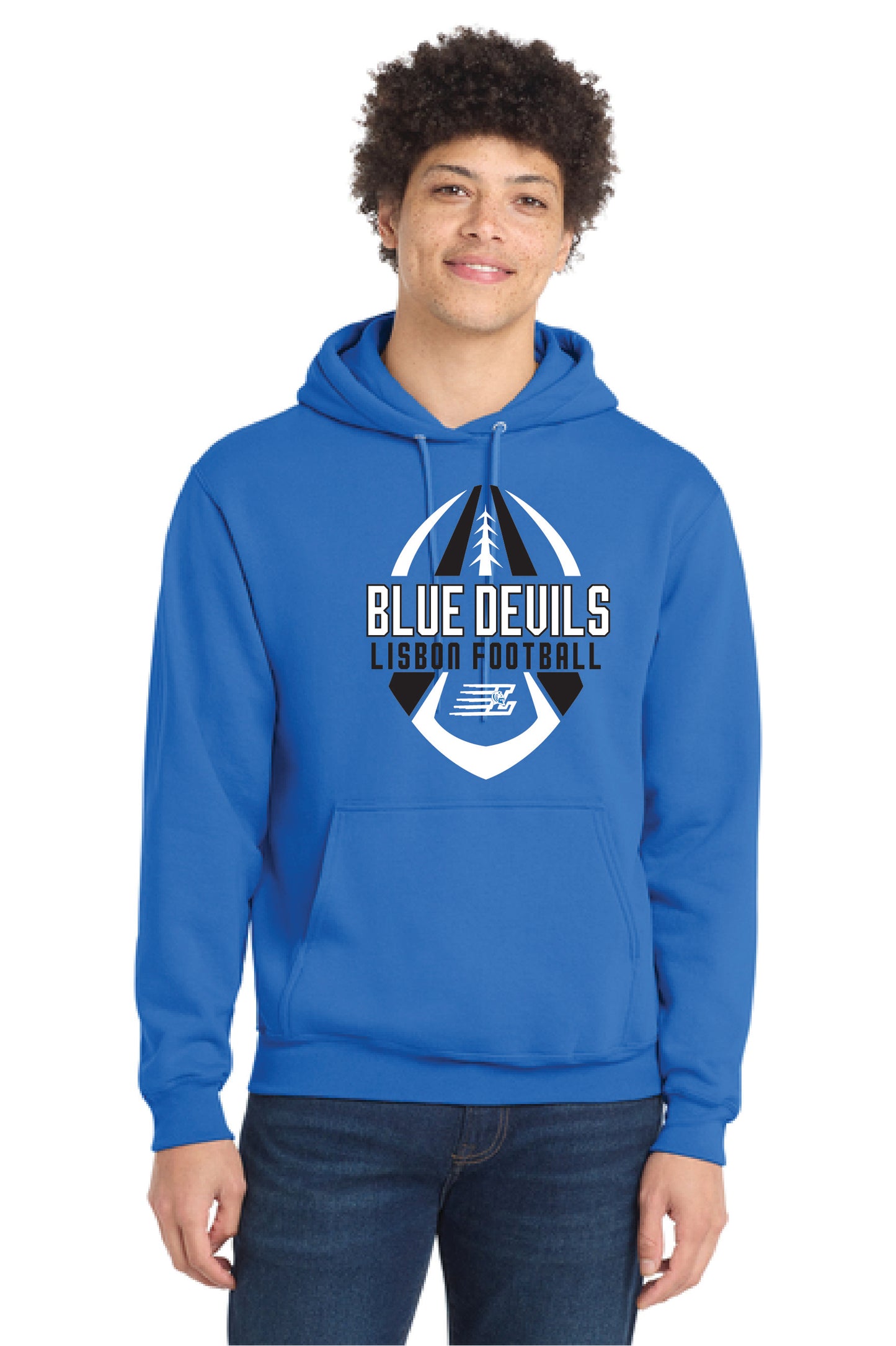 LISBON FOOTBALL PC78H Port & Company® Core Fleece Pullover Hooded Sweatshirt 6