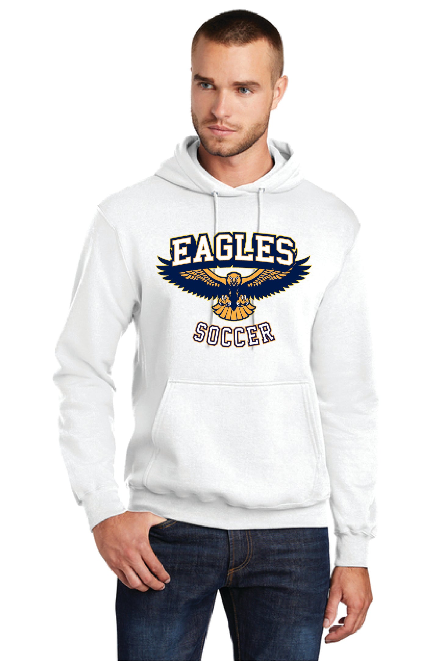 UNITED EAGELS PC78H Port & Company® Core Fleece Pullover Hooded Sweatshirt 9