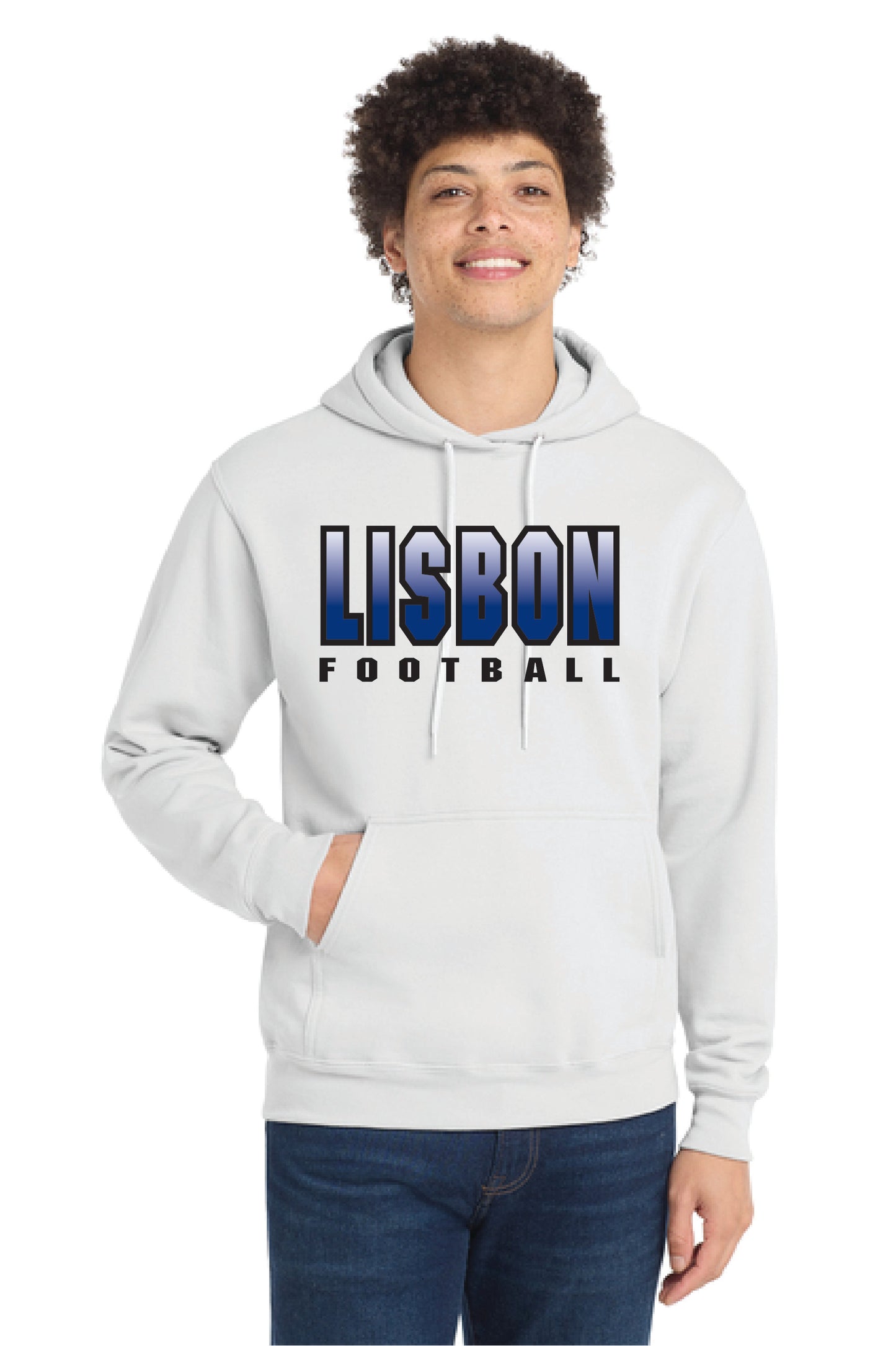 LISBON FOOTBALL PC78H Port & Company® Core Fleece Pullover Hooded Sweatshirt 2