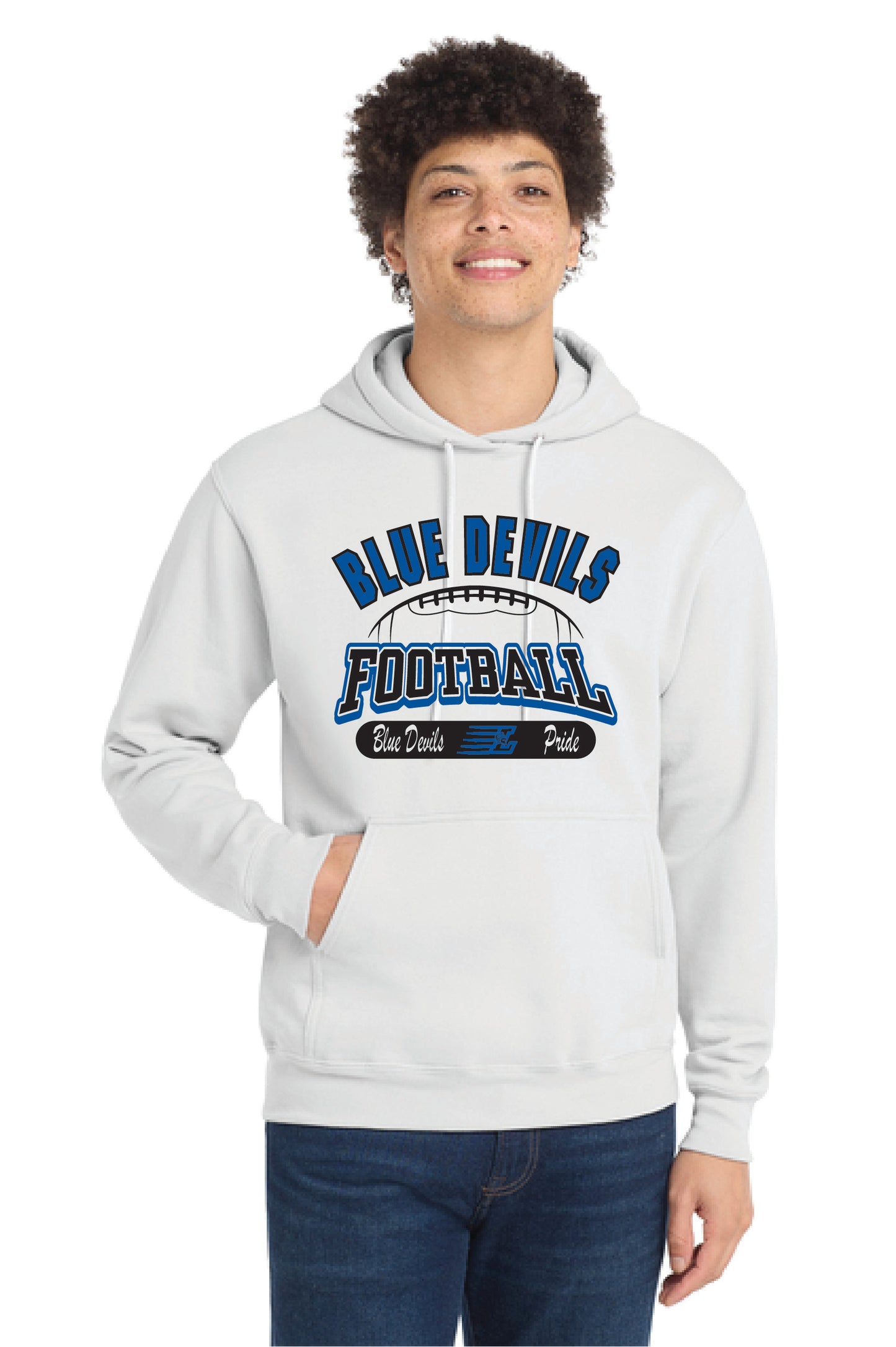 LISBON FOOTBALL PC78H Port & Company® Core Fleece Pullover Hooded Sweatshirt 5