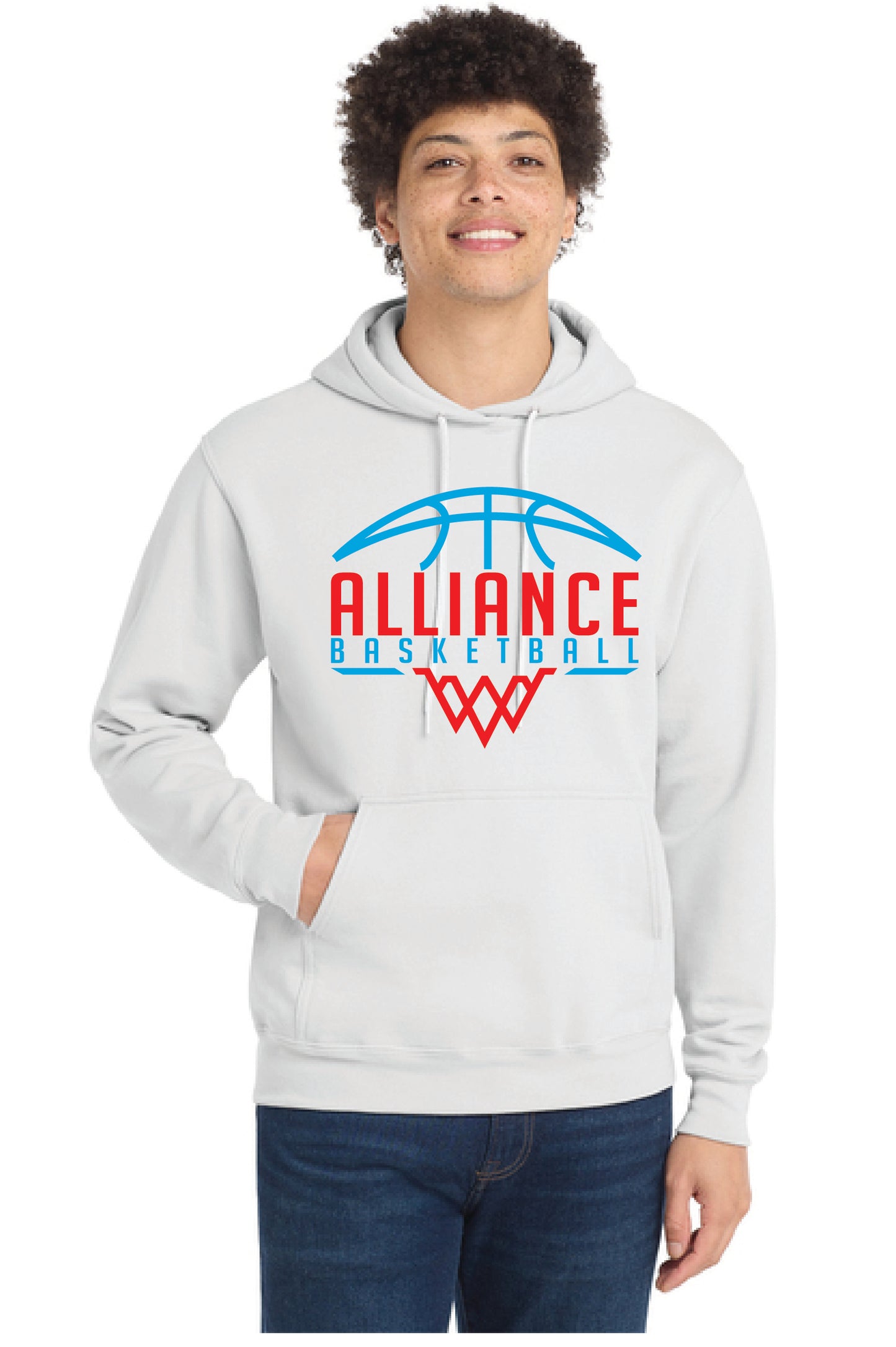 ALLIANCE AVIATORS Basketball PC78H Port & Company® Core Fleece Pullover Hooded Sweatshirt 7