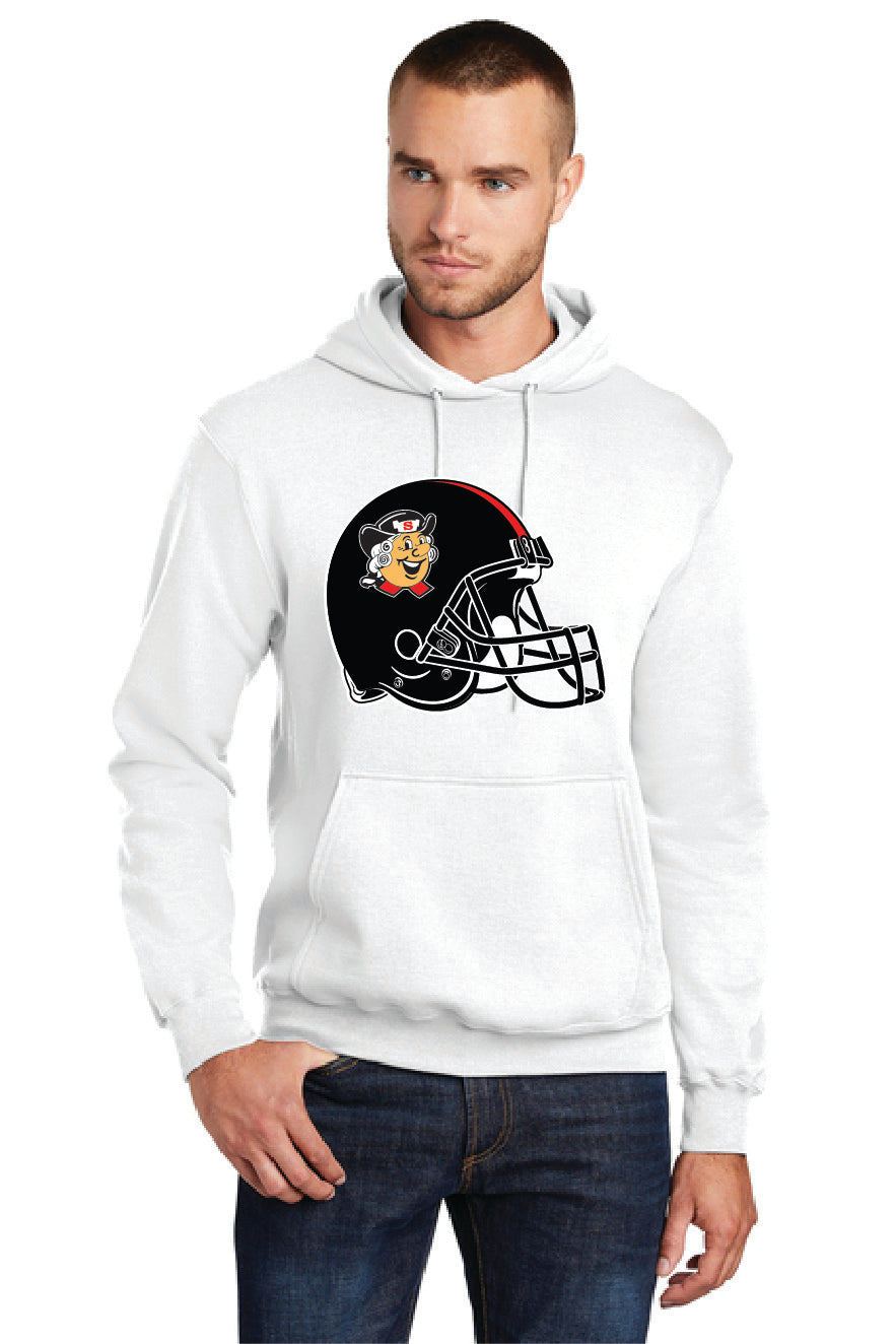 SALEM QUAKERS FOOTBALL PC78H Port & Company® Core Fleece Pullover Hooded Sweatshirt SF-4