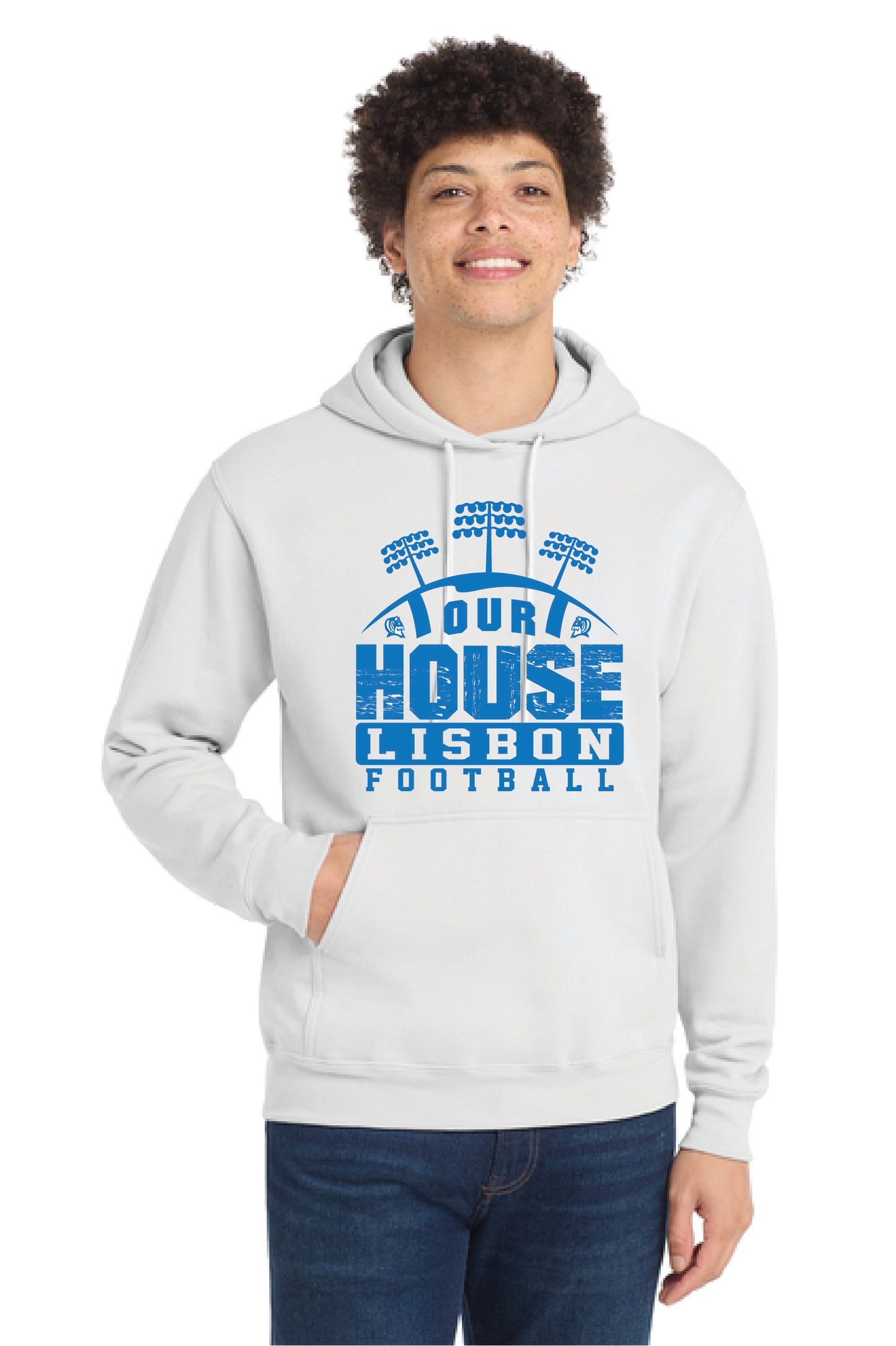 LISBON FOOTBALL PC78H Port & Company® Core Fleece Pullover Hooded Sweatshirt 7