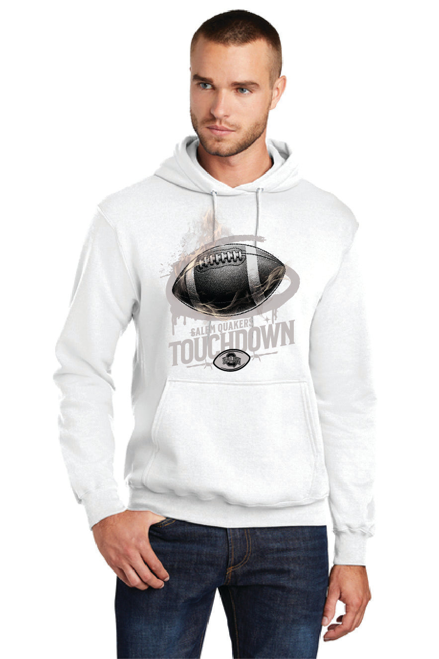 SALEM QUAKERS FOOTBALL PC78H Port & Company® Core Fleece Pullover Hooded Sweatshirt SF-9