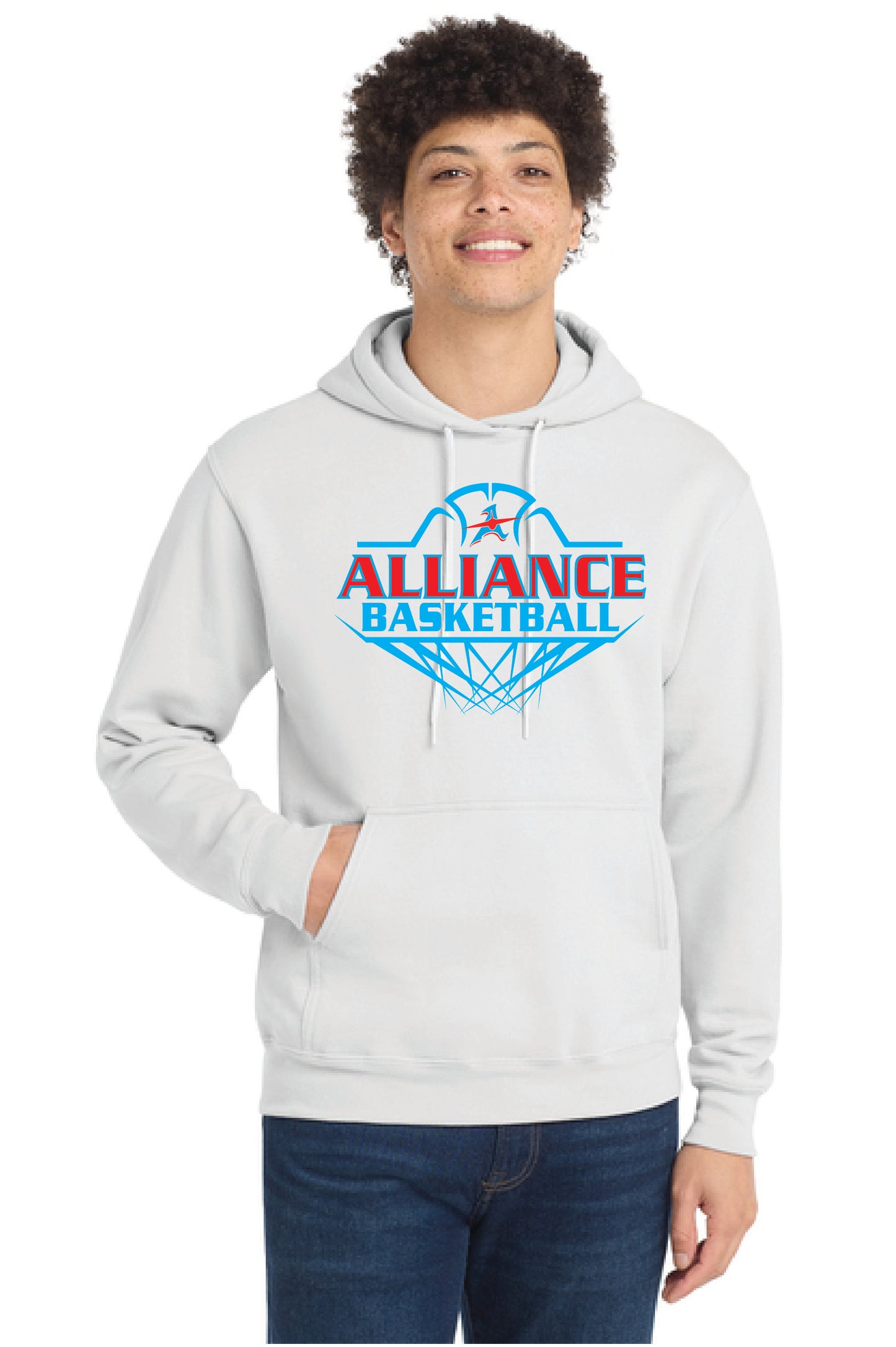 ALLIANCE AVIATORS Basketball PC78H Port & Company® Core Fleece Pullover Hooded Sweatshirt 8