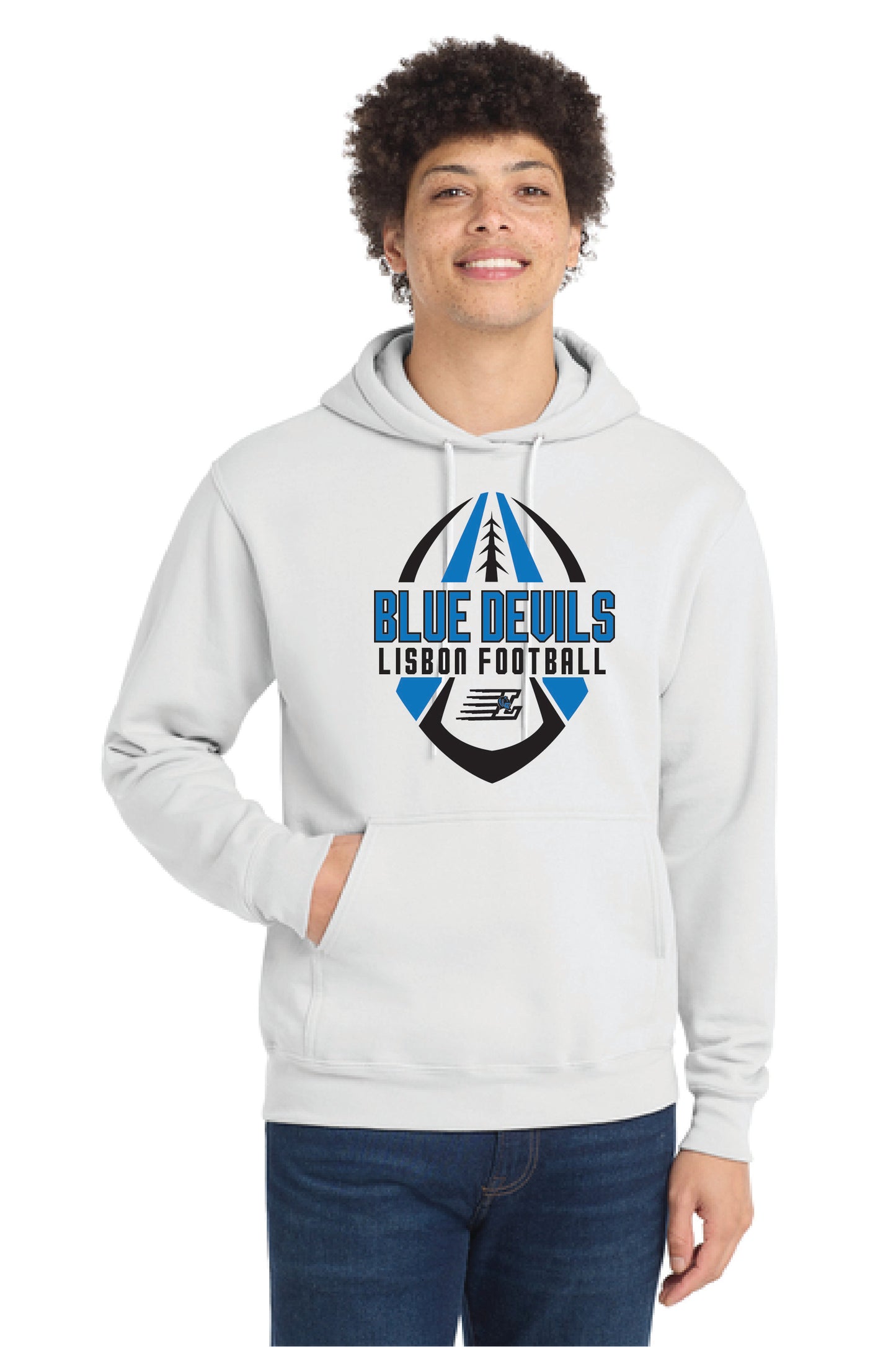LISBON FOOTBALL PC78H Port & Company® Core Fleece Pullover Hooded Sweatshirt 6