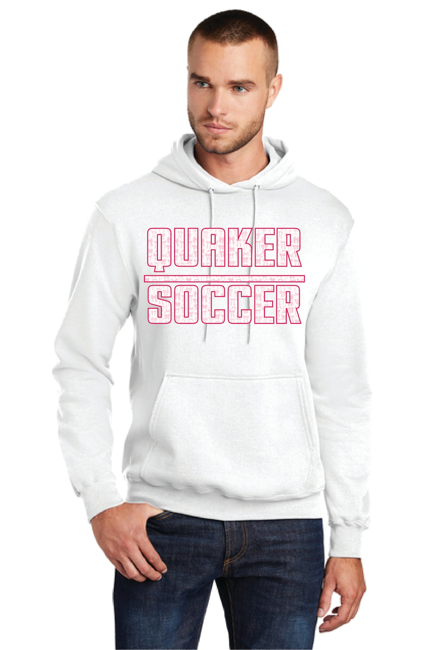 SALEM QUAKERS SOCCER PC78H Port & Company® Core Fleece Pullover Hooded Sweatshirt 9