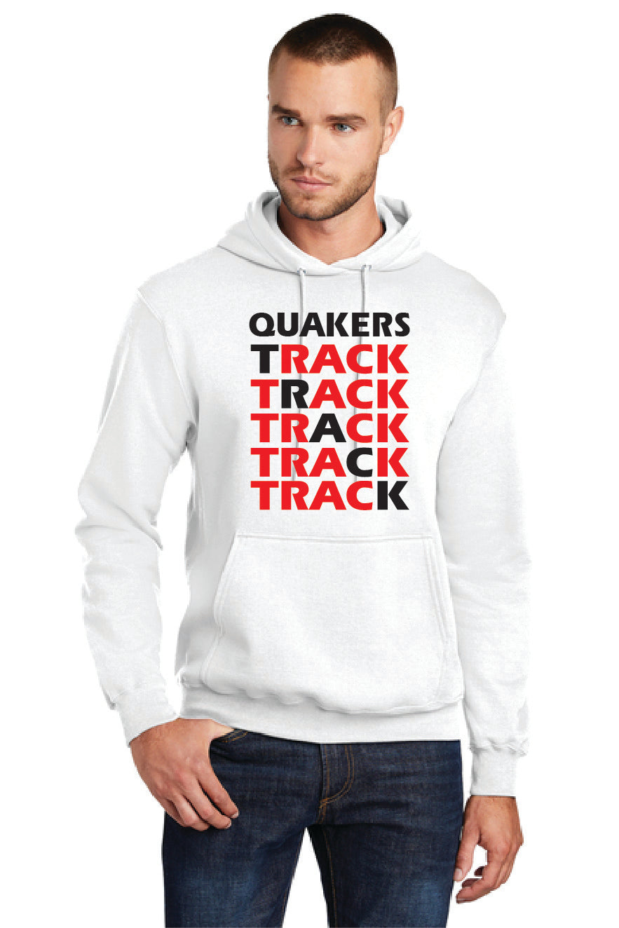 SALEM QUAKERS TRACK AND FIELD PC78H Port & Company® Core Fleece Pullover Hooded Sweatshirt 9