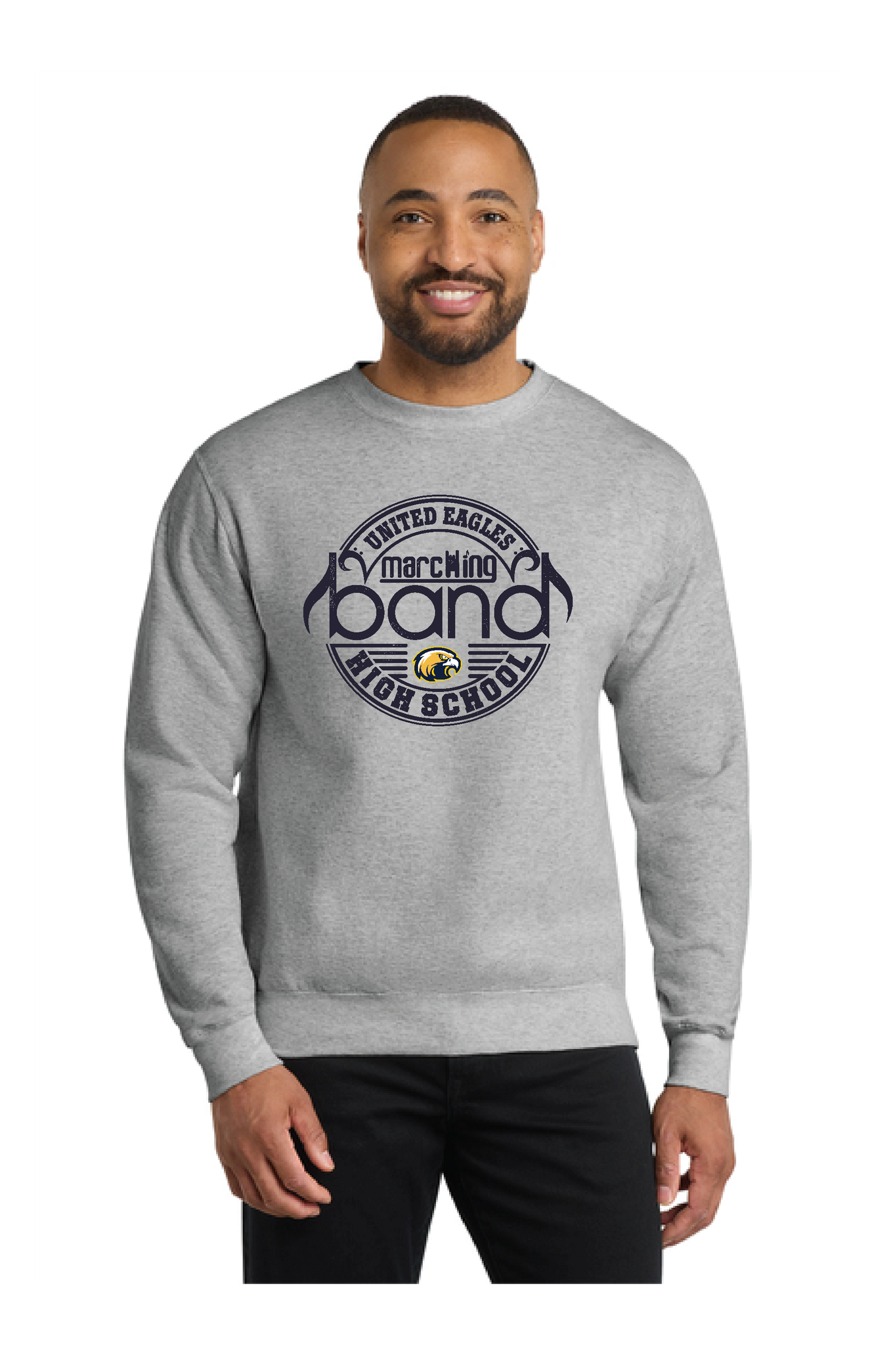 UNITED EAGLES BAND Port & Company® Core Fleece Crewneck Sweatshirt 4