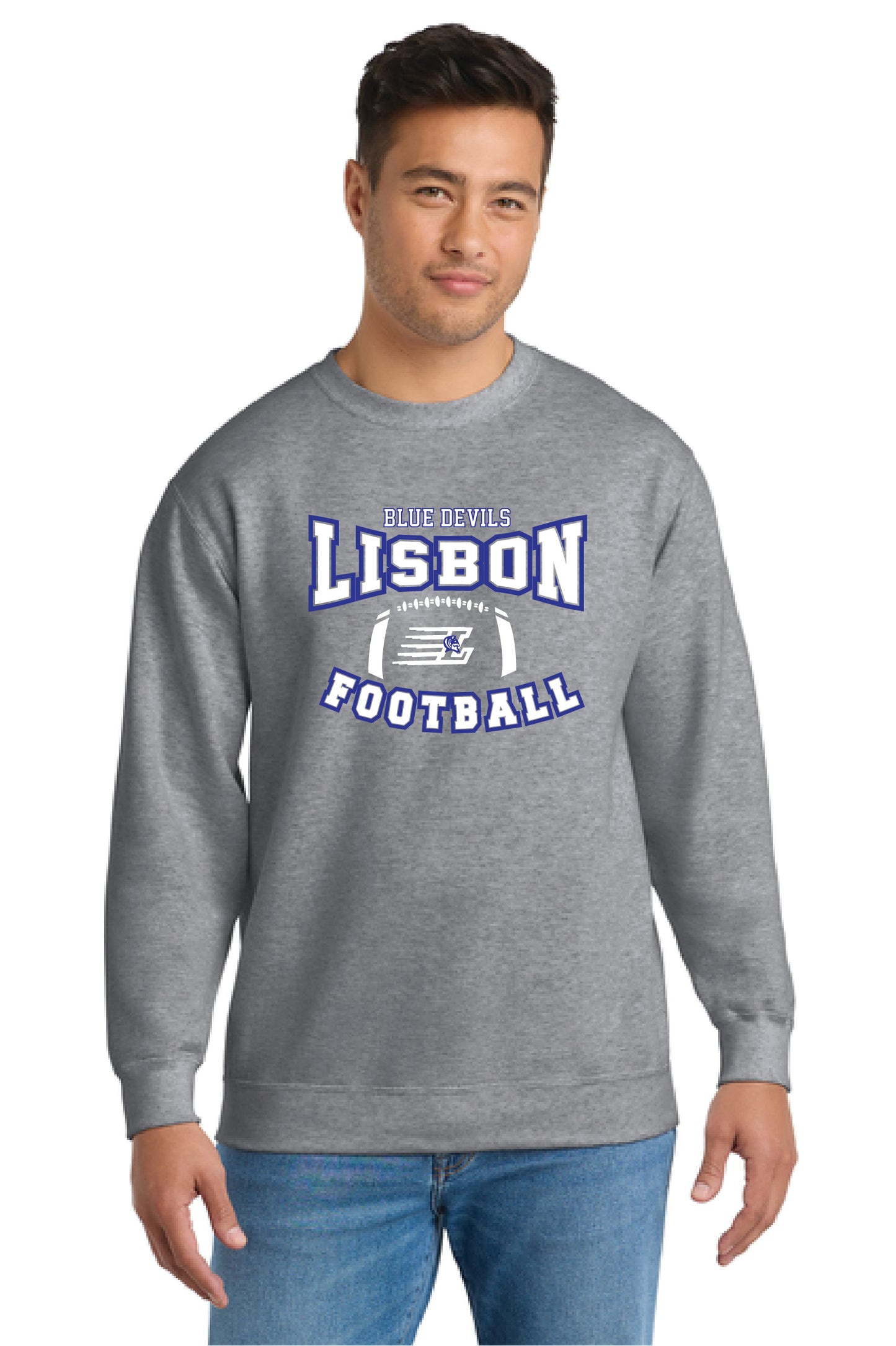LISBON FOOTBALL PC78 Core Fleece Crewneck Sweatshirt 1