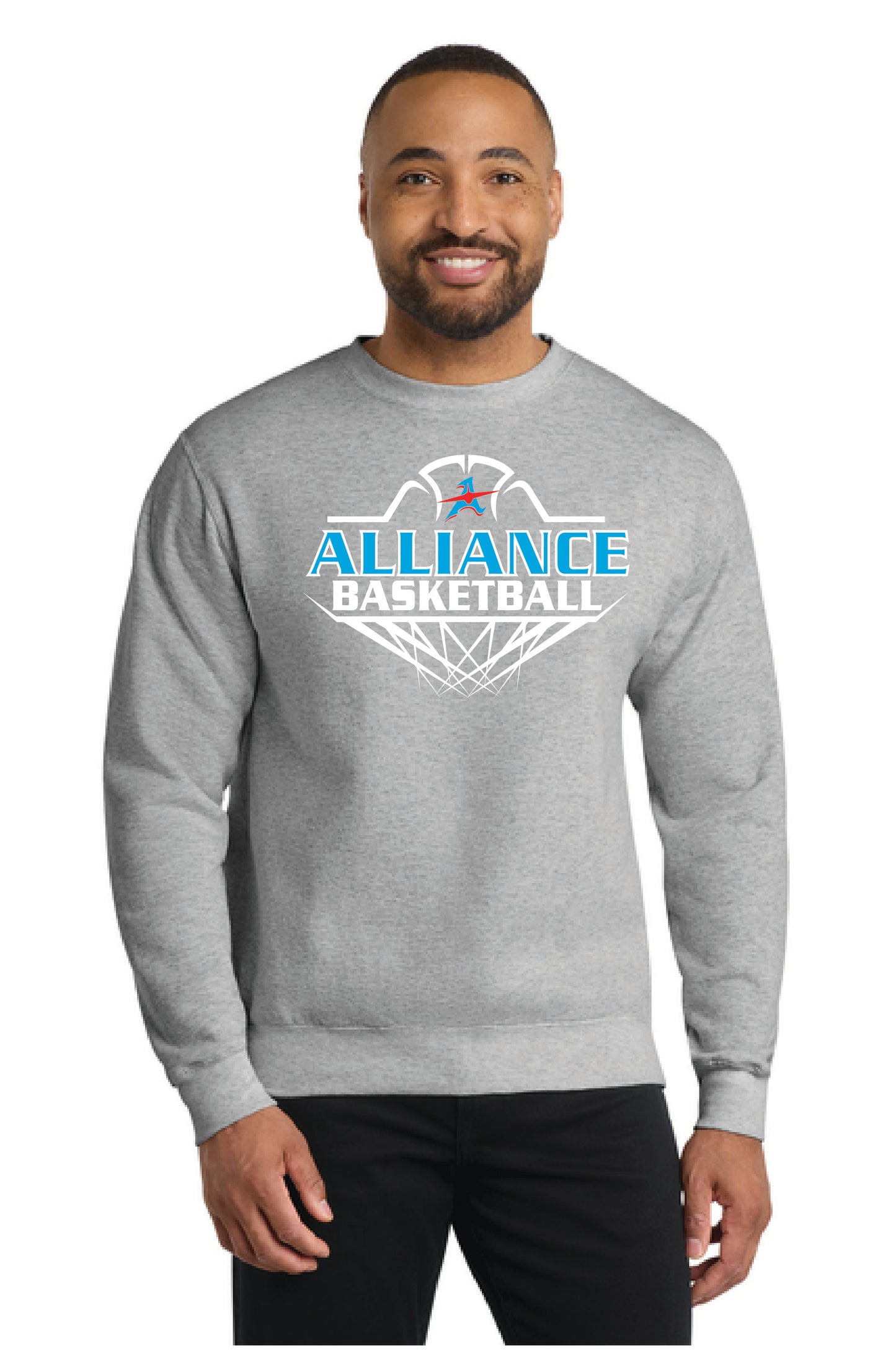 ALLIANCE AVIATORS Basketball PC78 Port & Company® Core Fleece Crewneck Sweatshirt 8