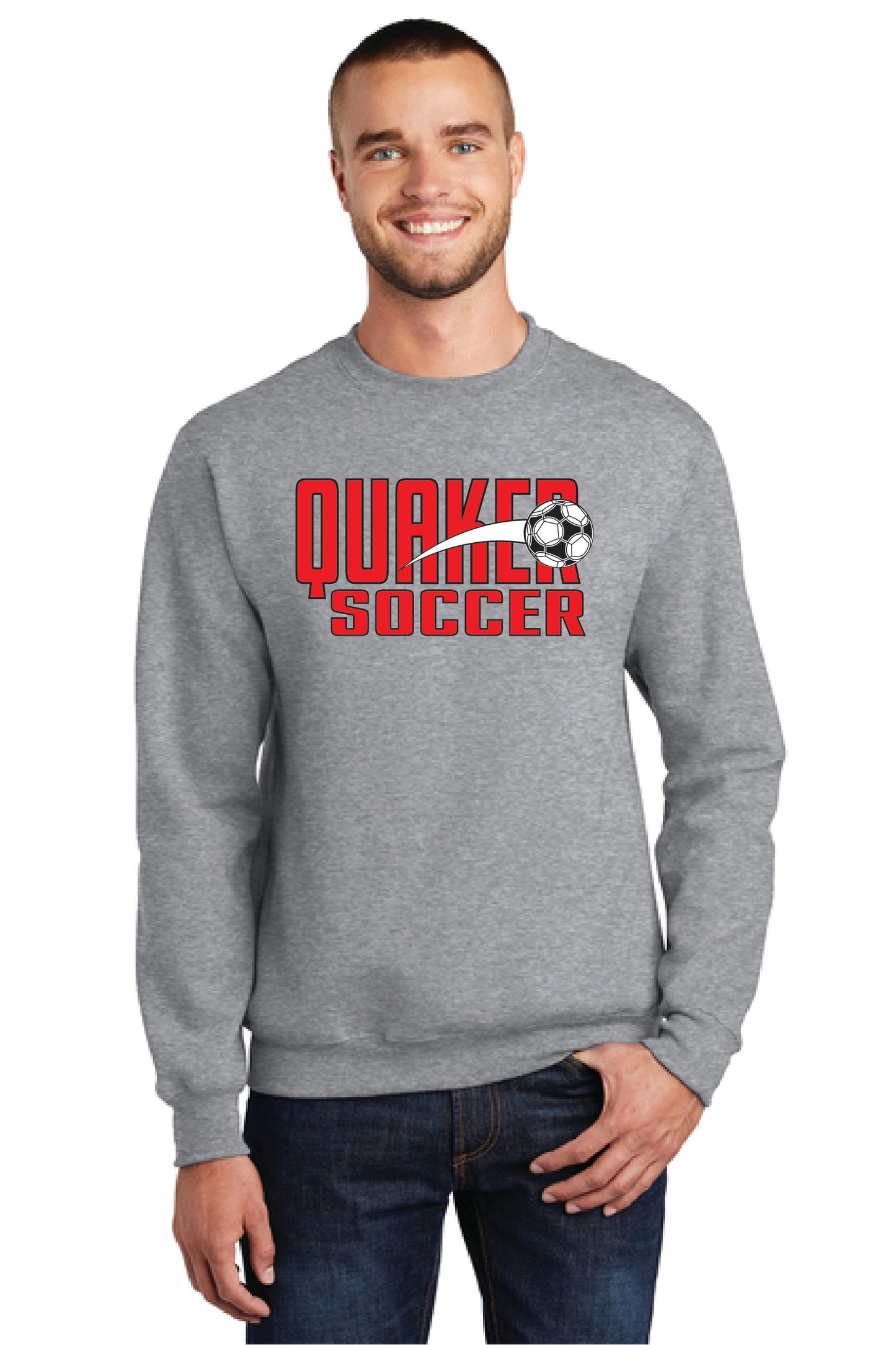 SALEM QUAKERS SOCCER Port & Company® Core Fleece Crewneck Sweatshirt 4