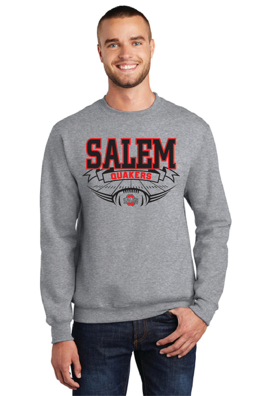 SALEM QUAKERS FOOTBALL PC78 Port & Company® Core Fleece Crewneck Sweatshirt SF-2