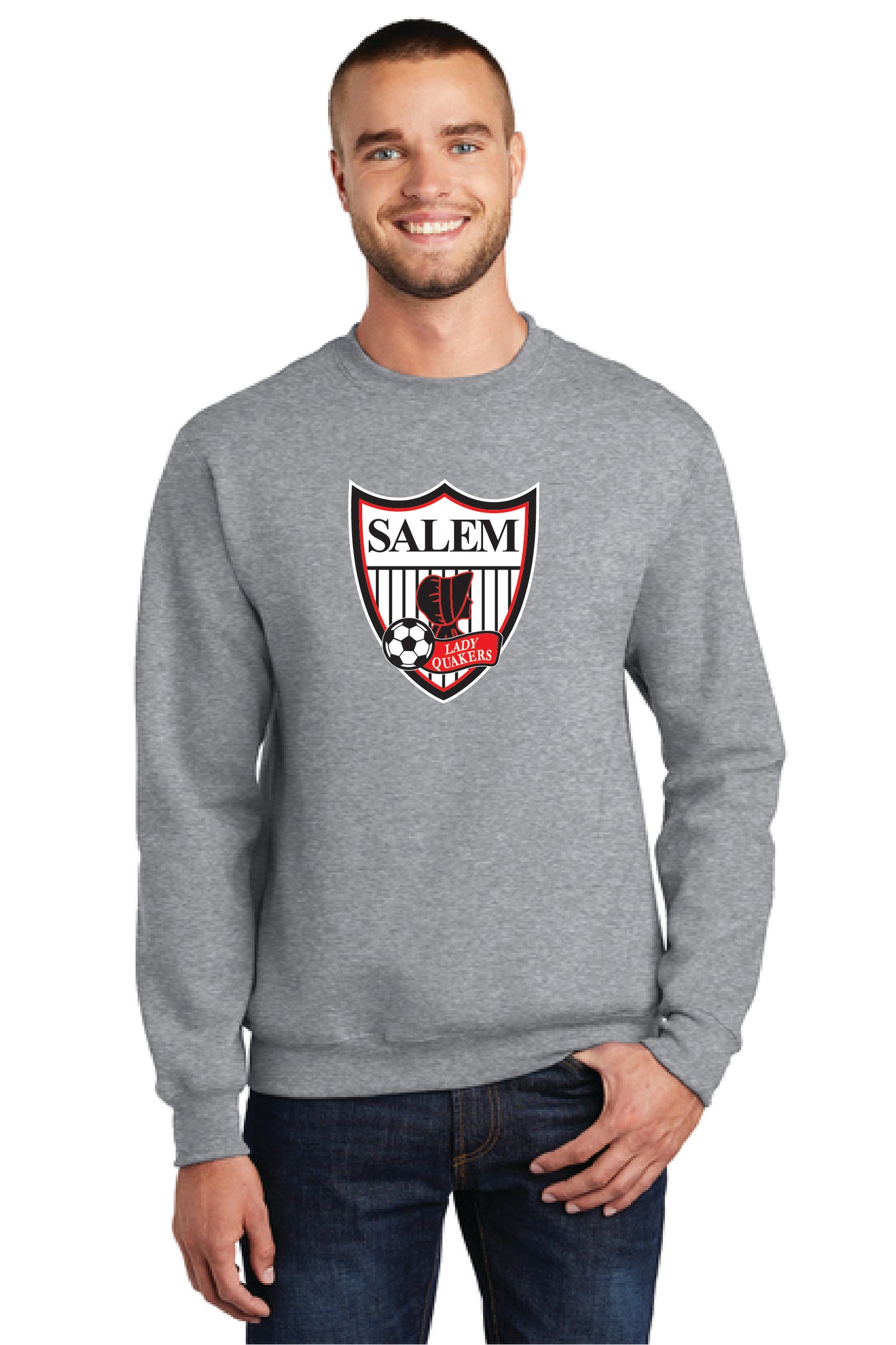 SALEM QUAKERS SOCCER Port & Company® Core Fleece Crewneck Sweatshirt 5