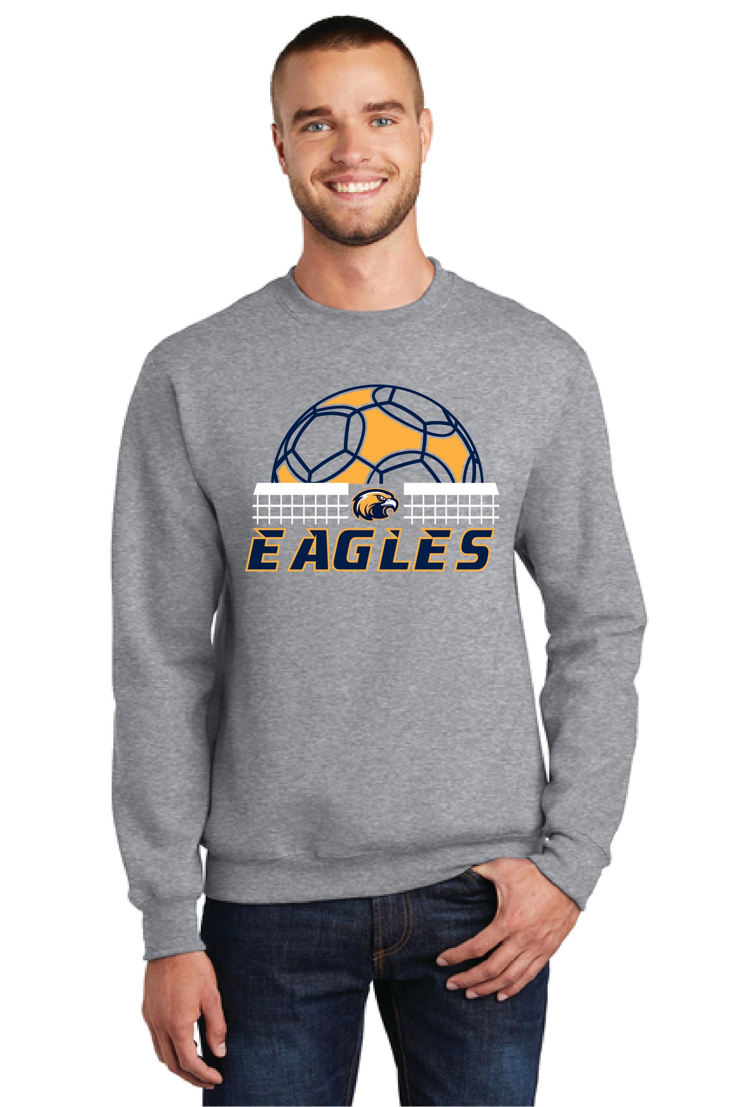 UNITED EAGLES SOCCER Port & Company® Core Fleece Crewneck Sweatshirt 7