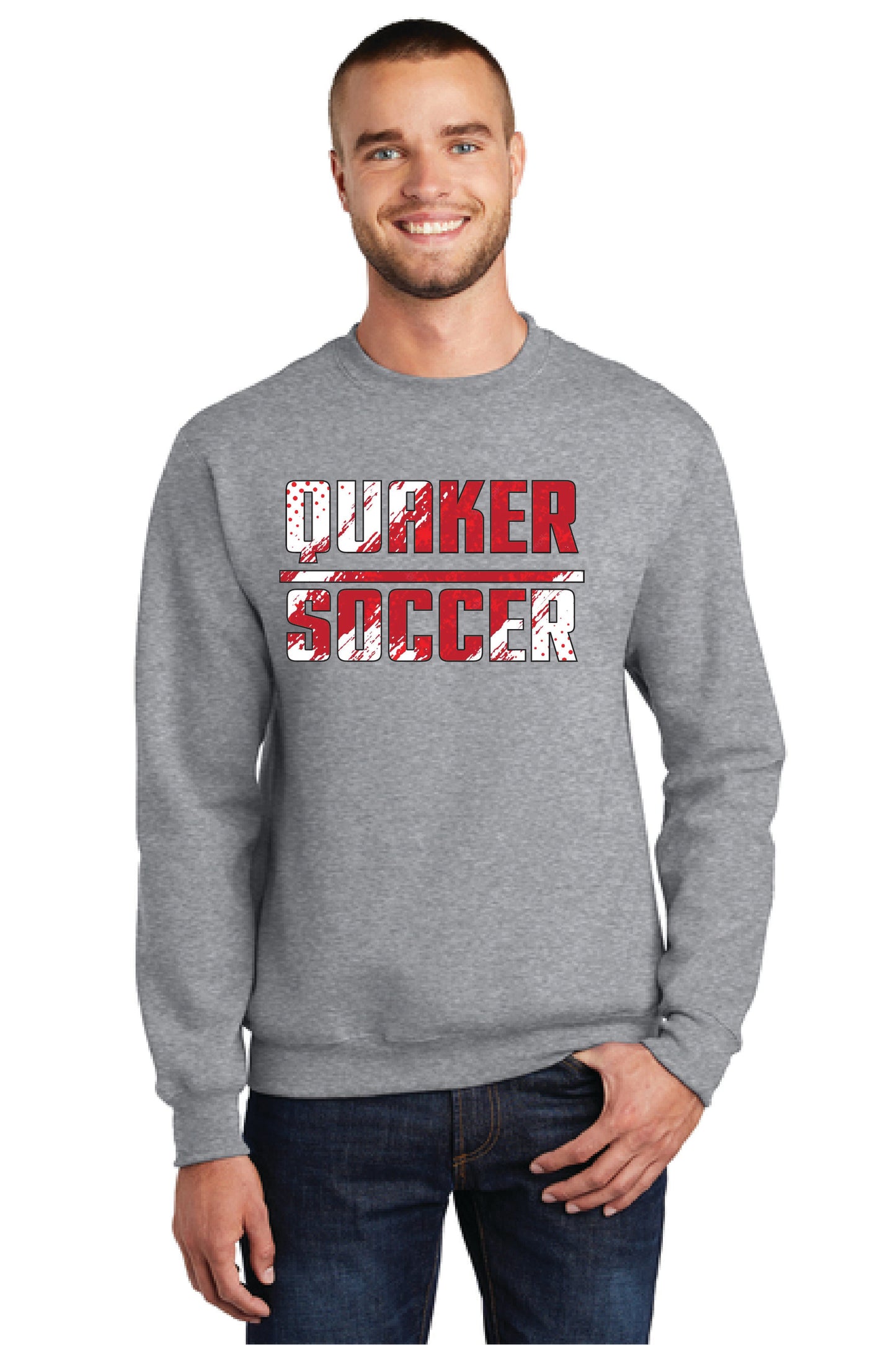 SALEM QUAKERS SOCCER Port & Company® Core Fleece Crewneck Sweatshirt 8