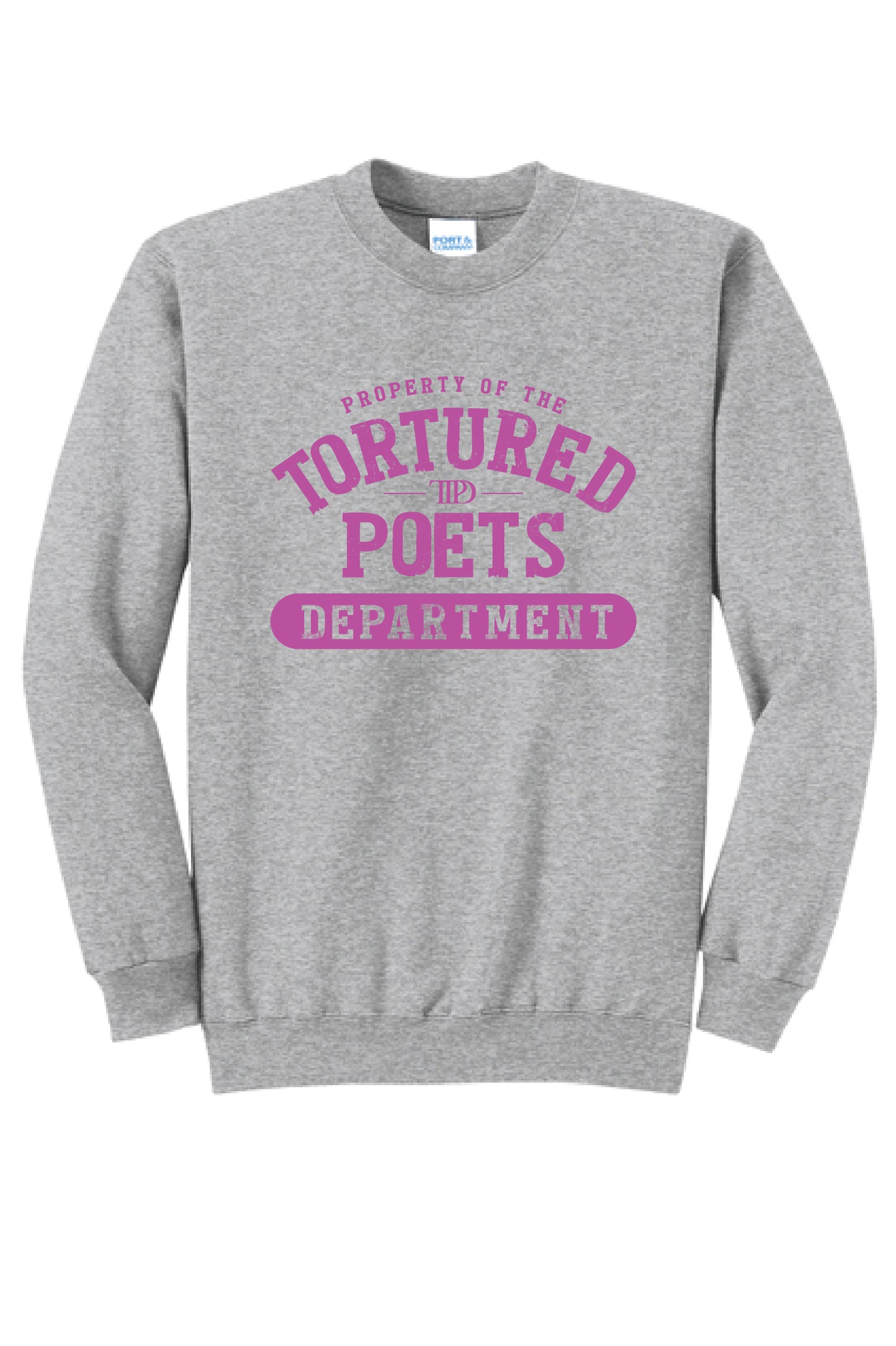 TORTURED POETS PC78 Port & Company® Core Fleece Crewneck Sweatshirt KK-18