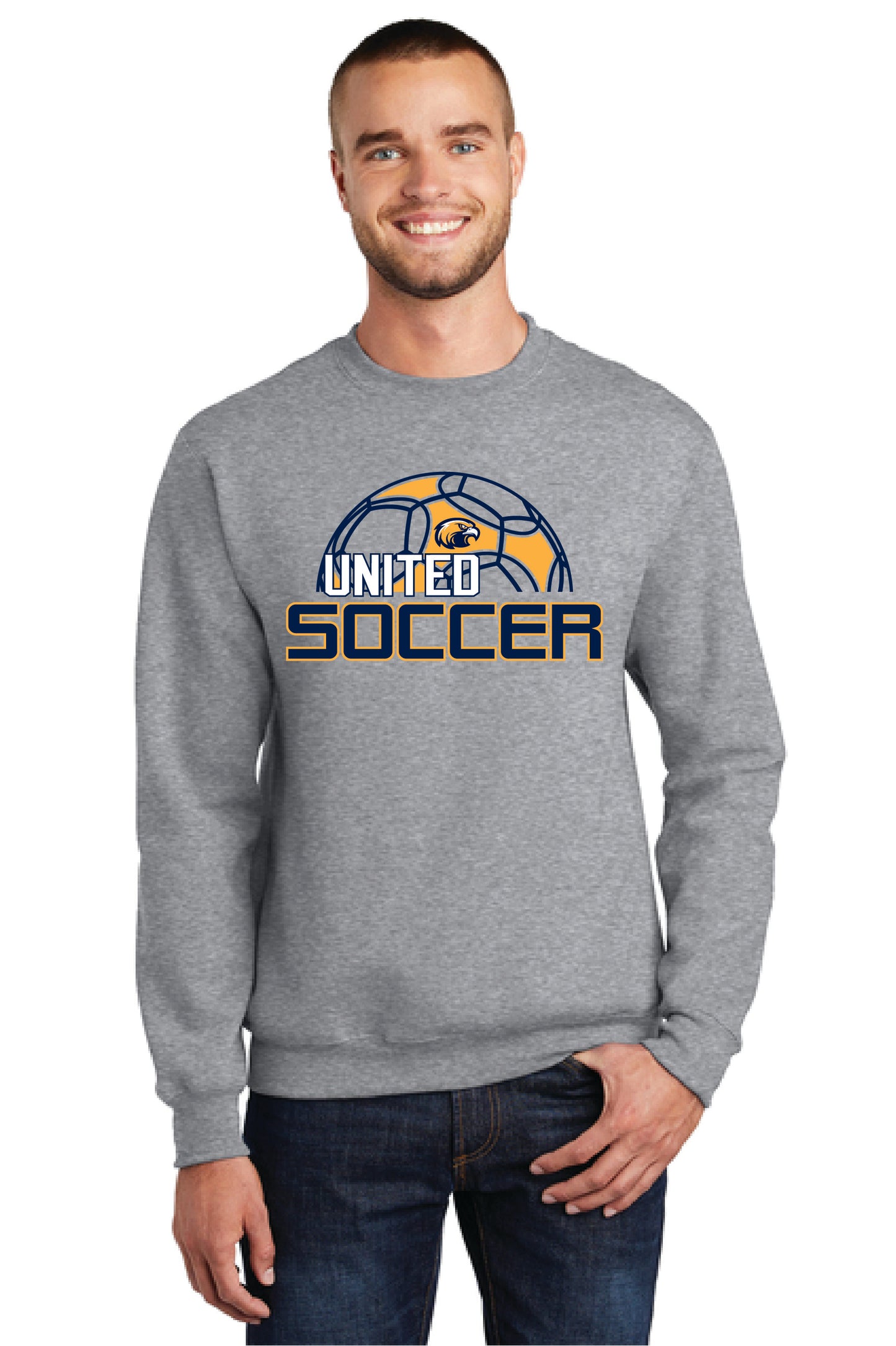 UNITED EAGLES SOCCER Port & Company® Core Fleece Crewneck Sweatshirt 6