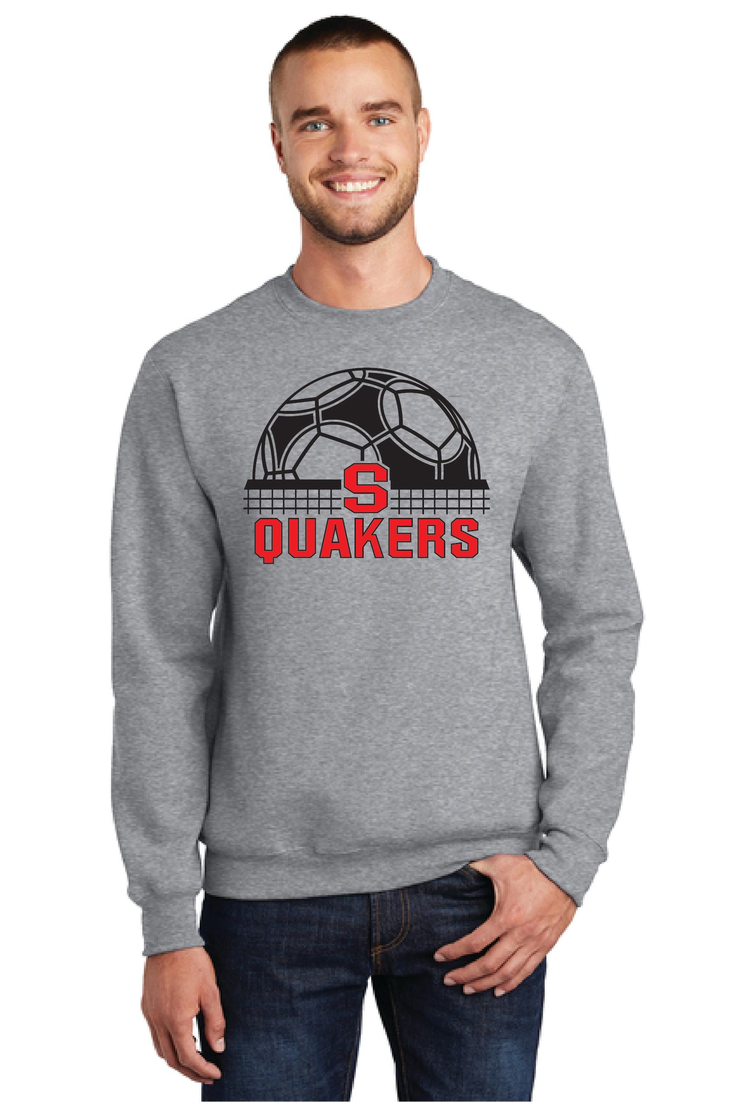 SALEM QUAKERS SOCCER Port & Company® Core Fleece Crewneck Sweatshirt 7