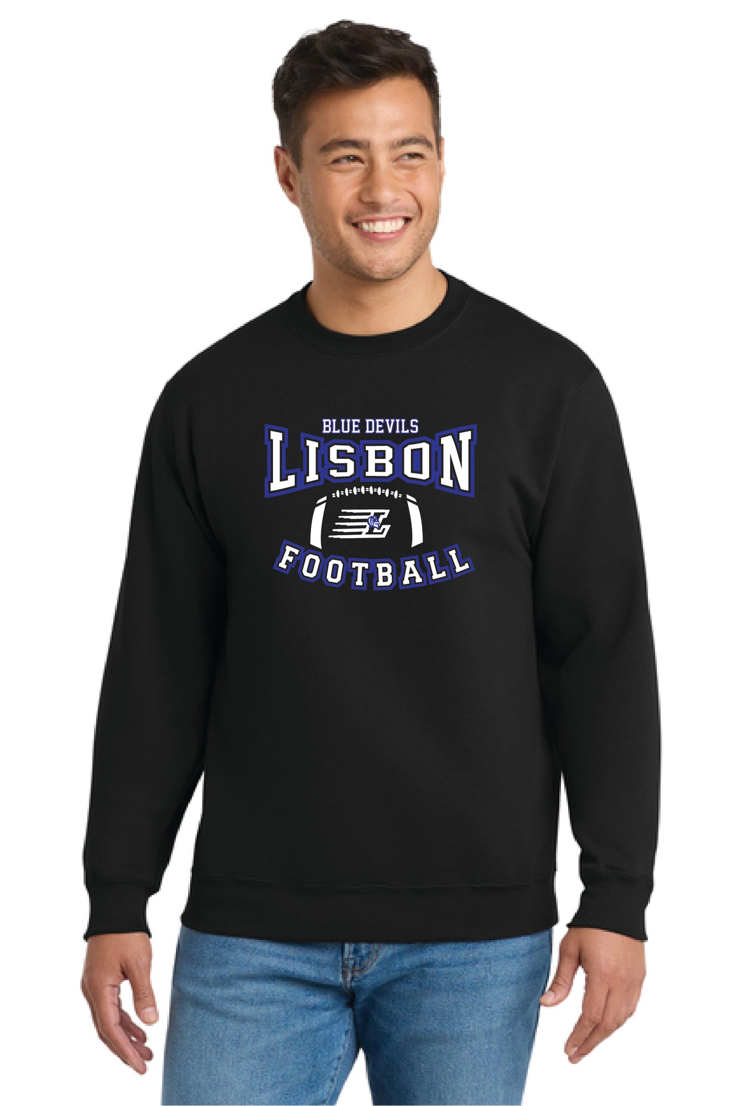 LISBON FOOTBALL PC78 Core Fleece Crewneck Sweatshirt 1