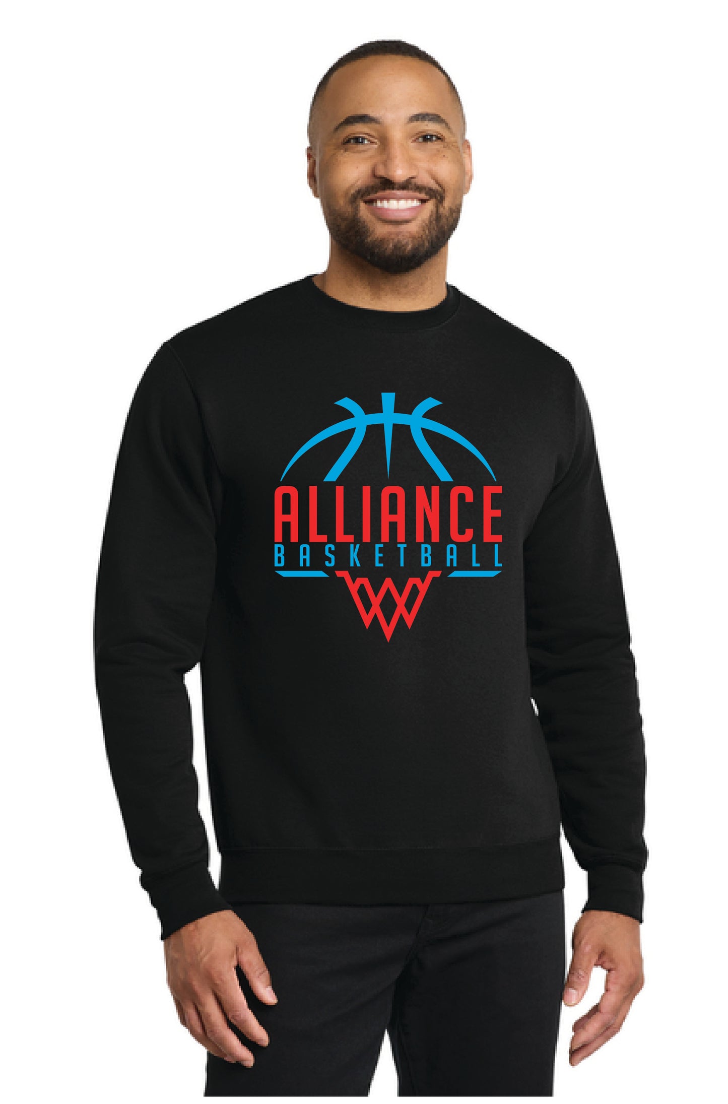 ALLIANCE AVIATORS Basketball PC78 Port & Company® Core Fleece Crewneck Sweatshirt 6