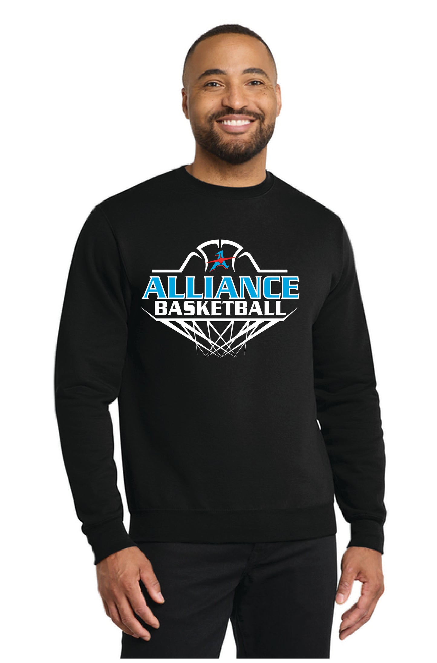 ALLIANCE AVIATORS Basketball PC78 Port & Company® Core Fleece Crewneck Sweatshirt 8