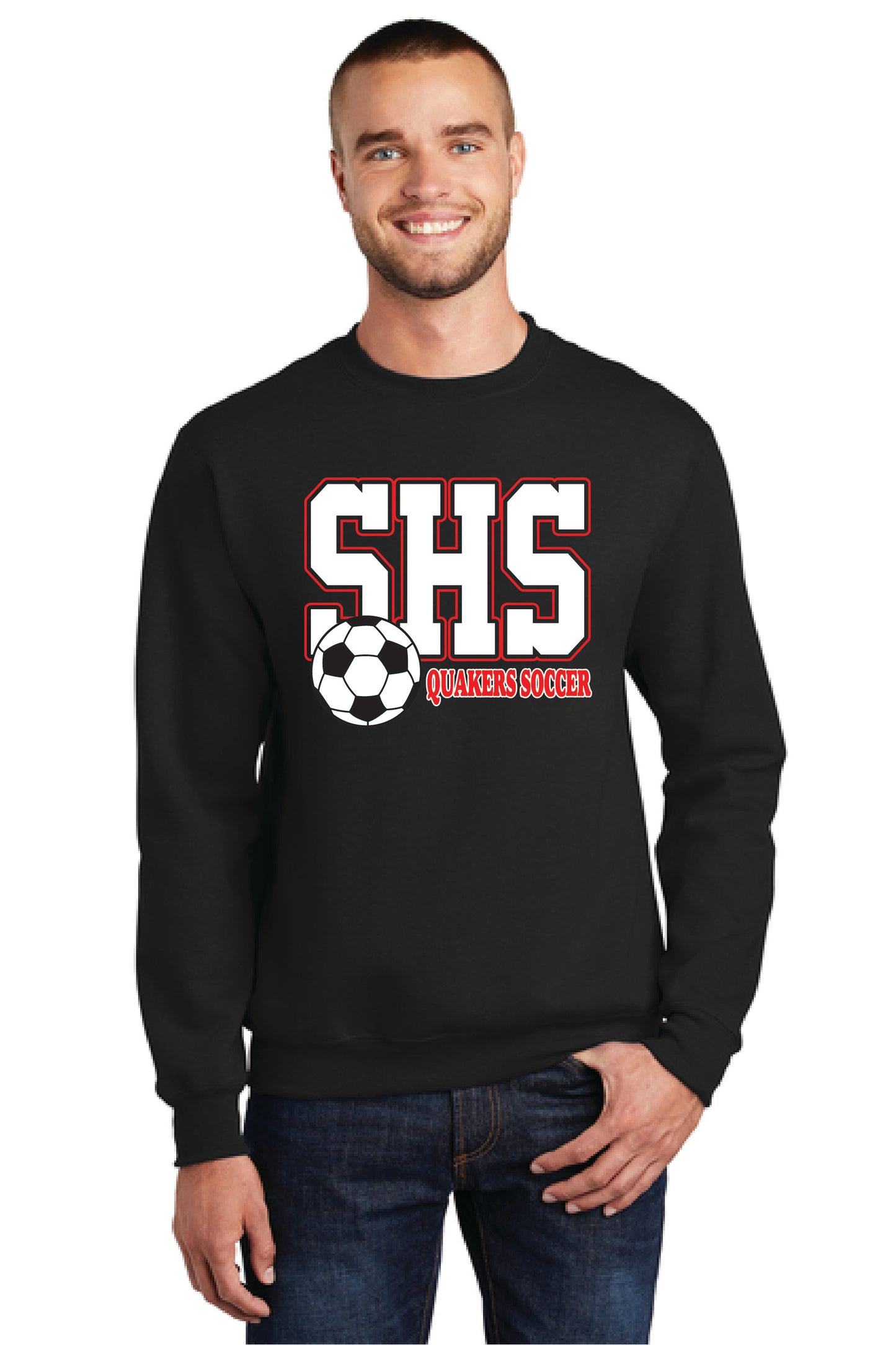 SALEM QUAKERS SOCCER Port & Company® Core Fleece Crewneck Sweatshirt 12