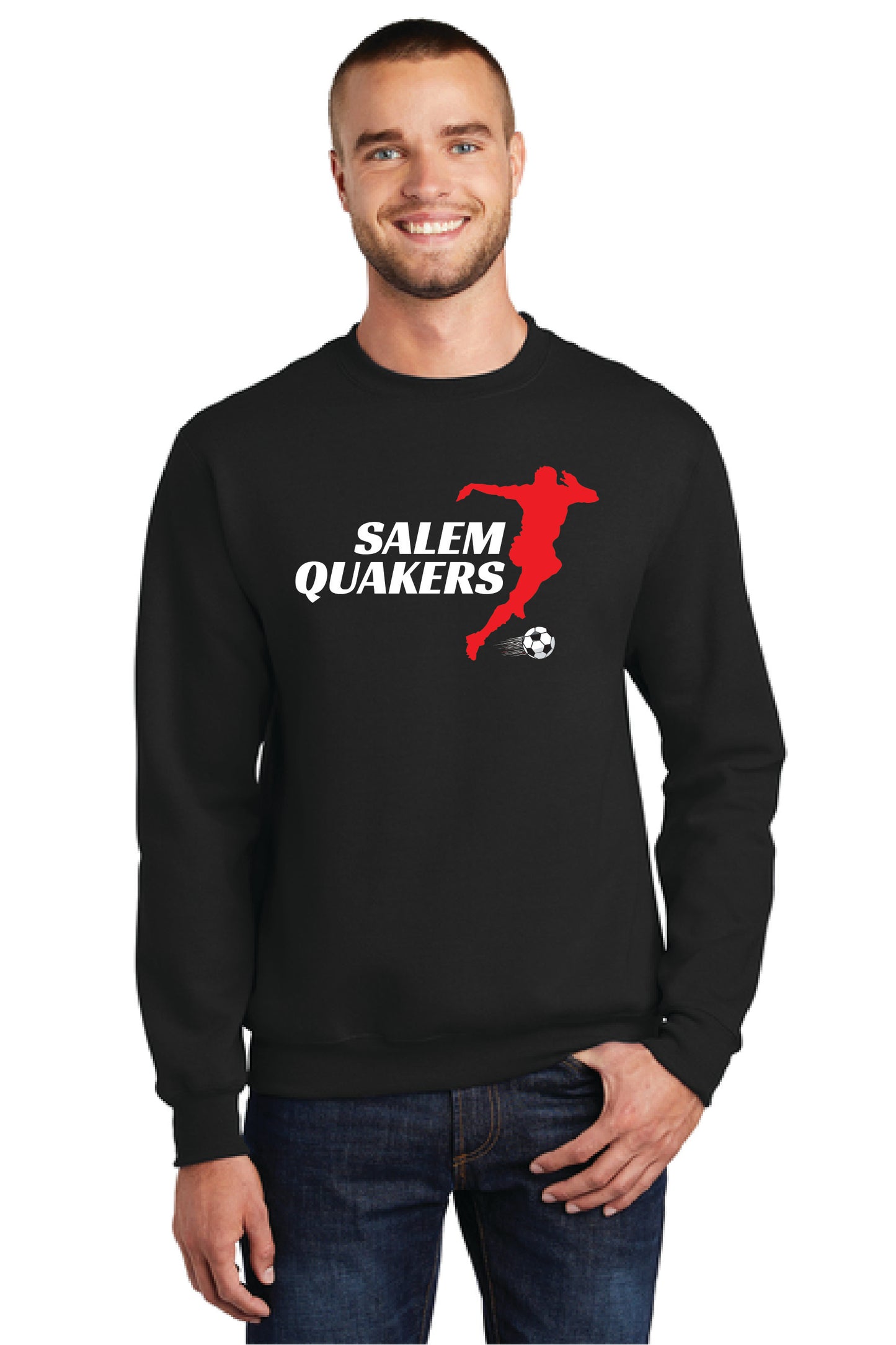 SALEM QUAKERS SOCCER Port & Company® Core Fleece Crewneck Sweatshirt 19