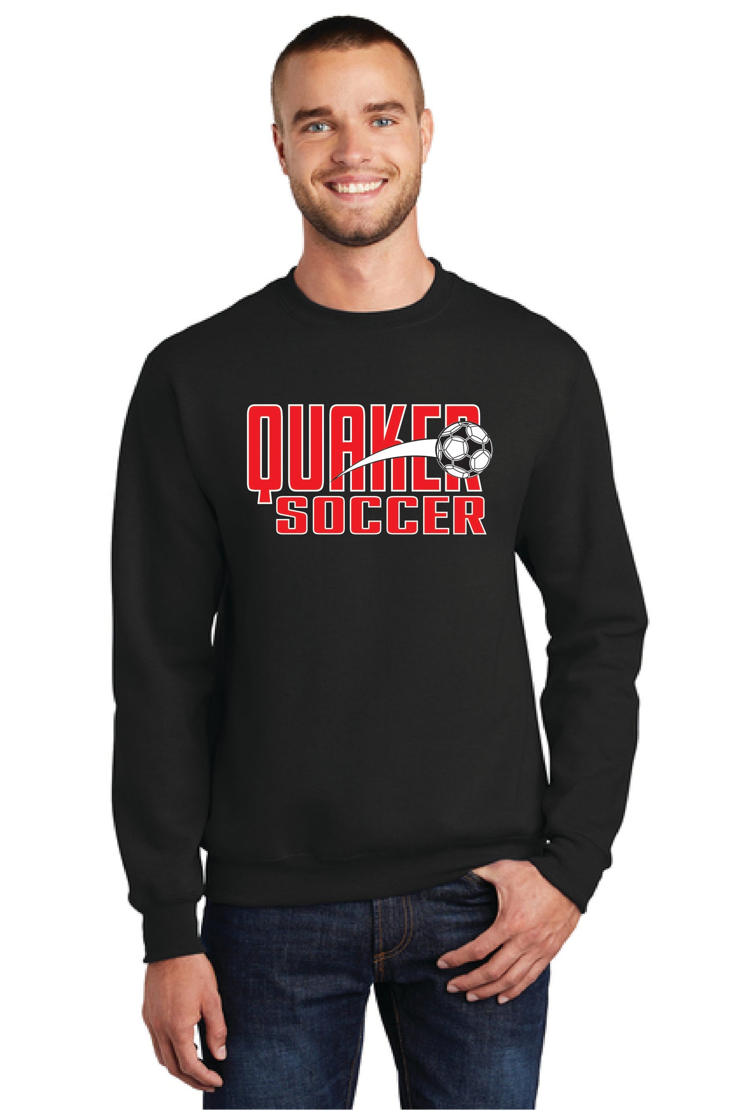 SALEM QUAKERS SOCCER Port & Company® Core Fleece Crewneck Sweatshirt 4