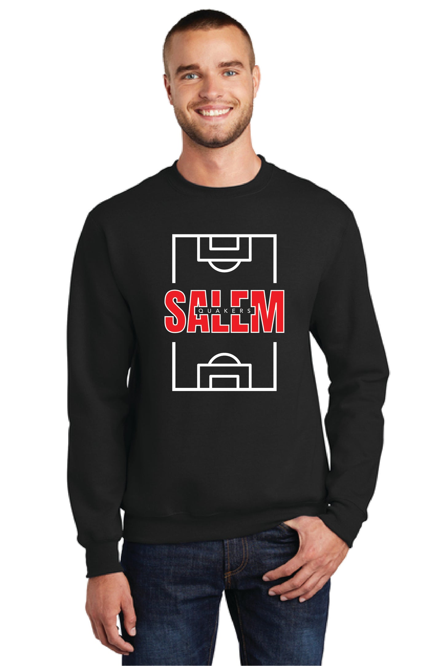 SALEM QUAKERS SOCCER Port & Company® Core Fleece Crewneck Sweatshirt 18