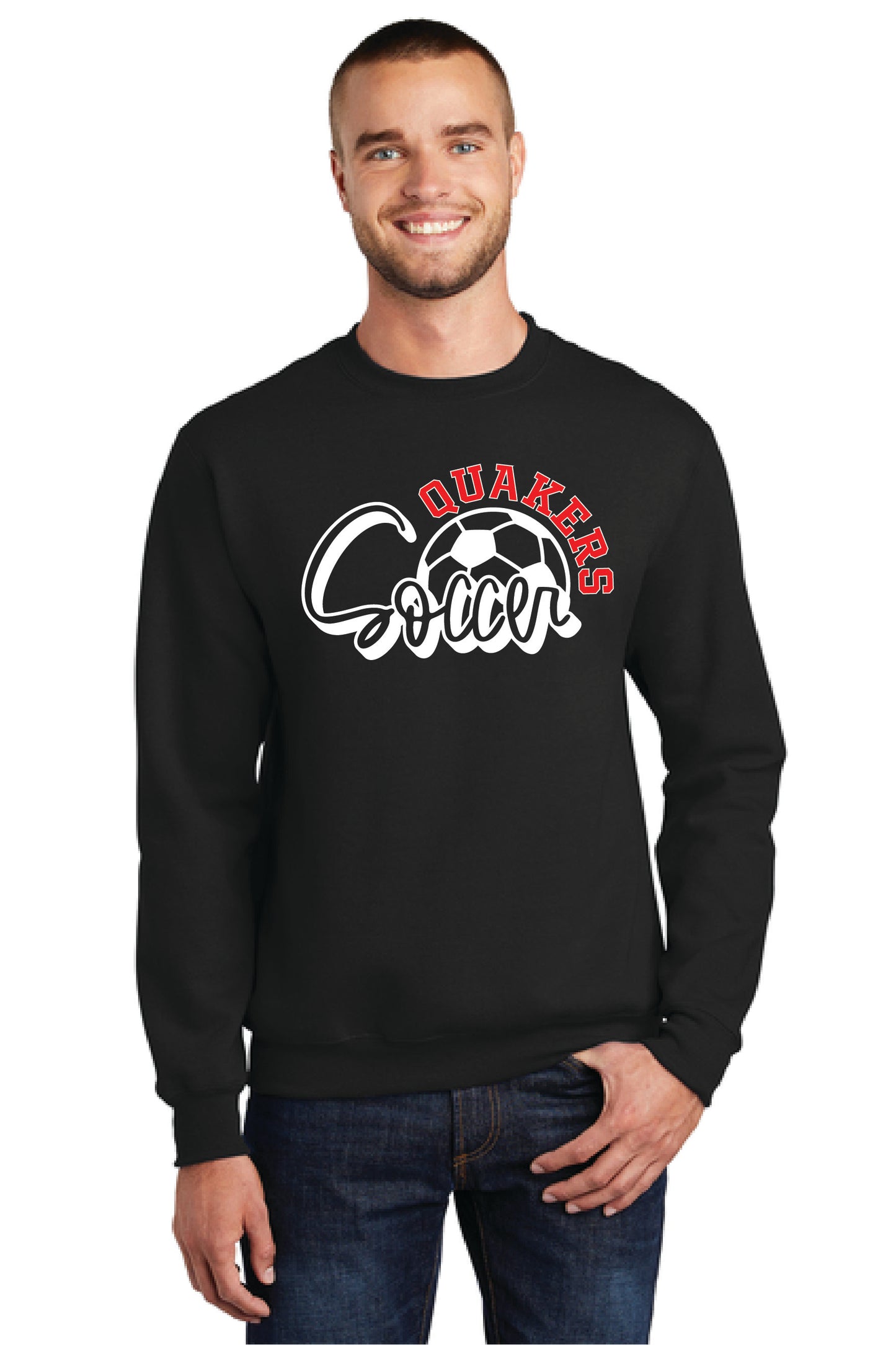 SALEM QUAKERS SOCCER Port & Company® Core Fleece Crewneck Sweatshirt 13