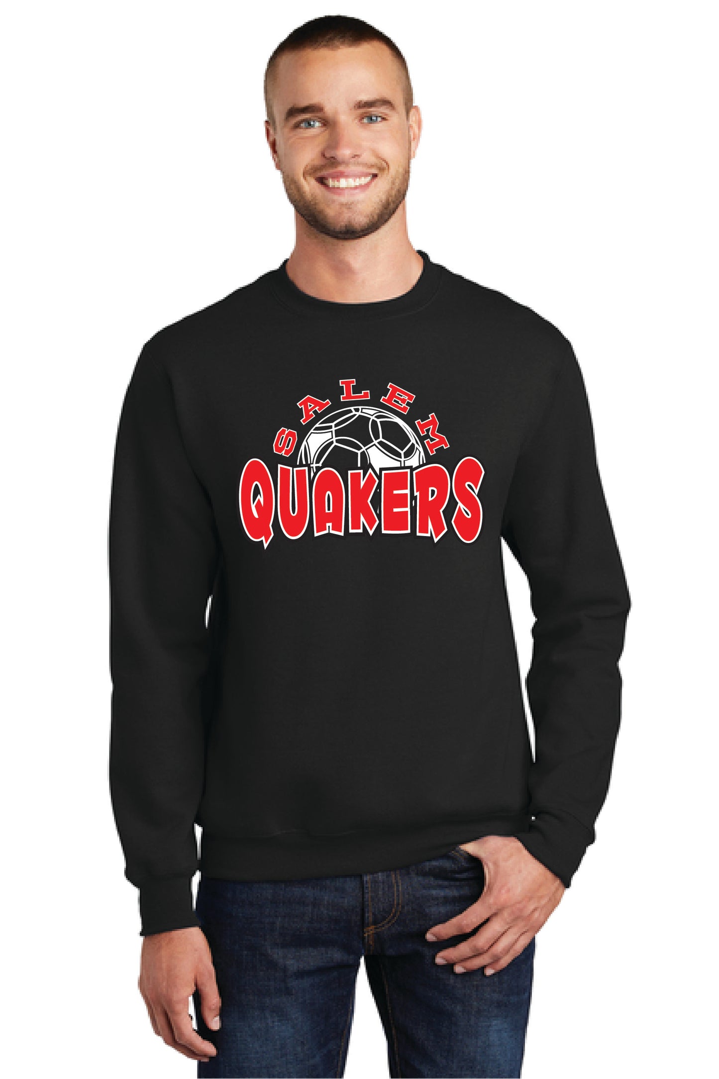SALEM QUAKERS SOCCER Port & Company® Core Fleece Crewneck Sweatshirt 14