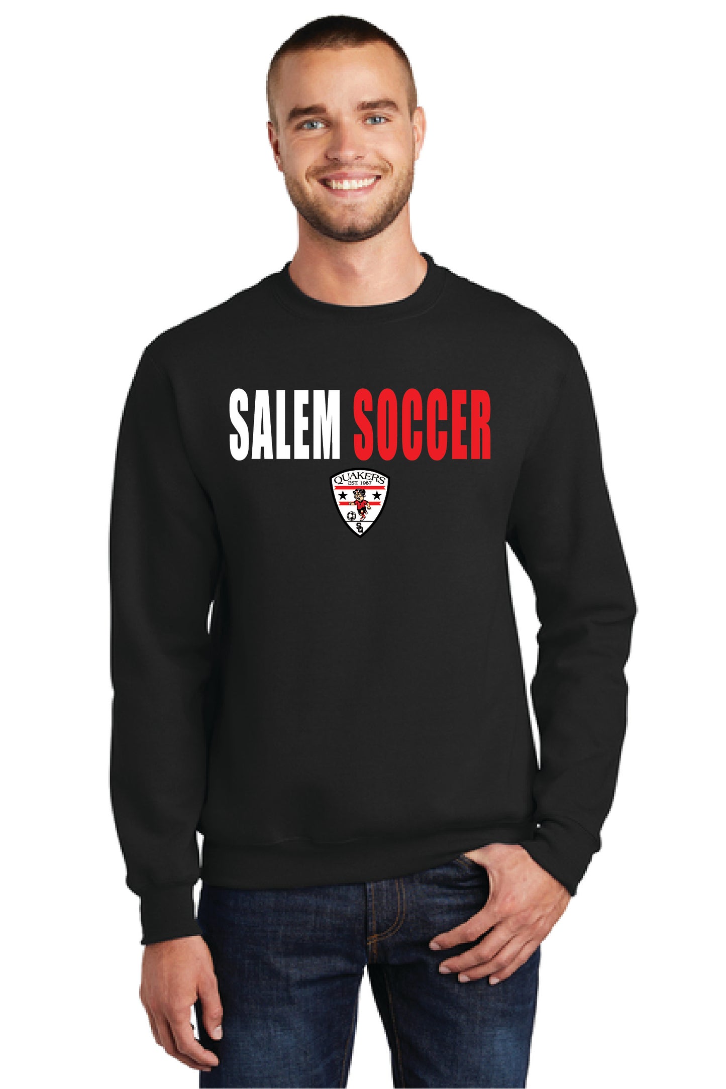 SALEM QUAKERS SOCCER Port & Company® Core Fleece Crewneck Sweatshirt 10