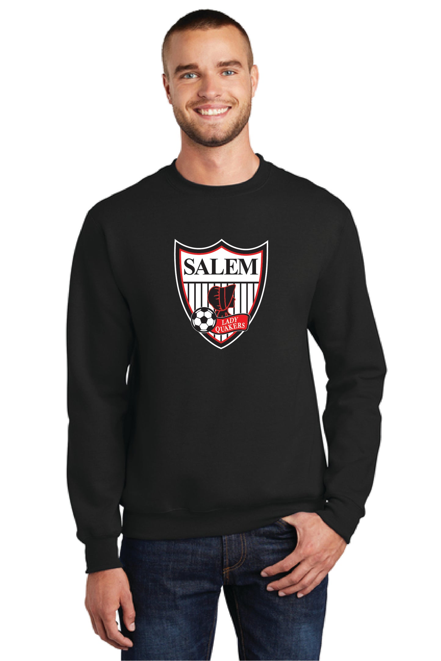 SALEM QUAKERS SOCCER Port & Company® Core Fleece Crewneck Sweatshirt 5