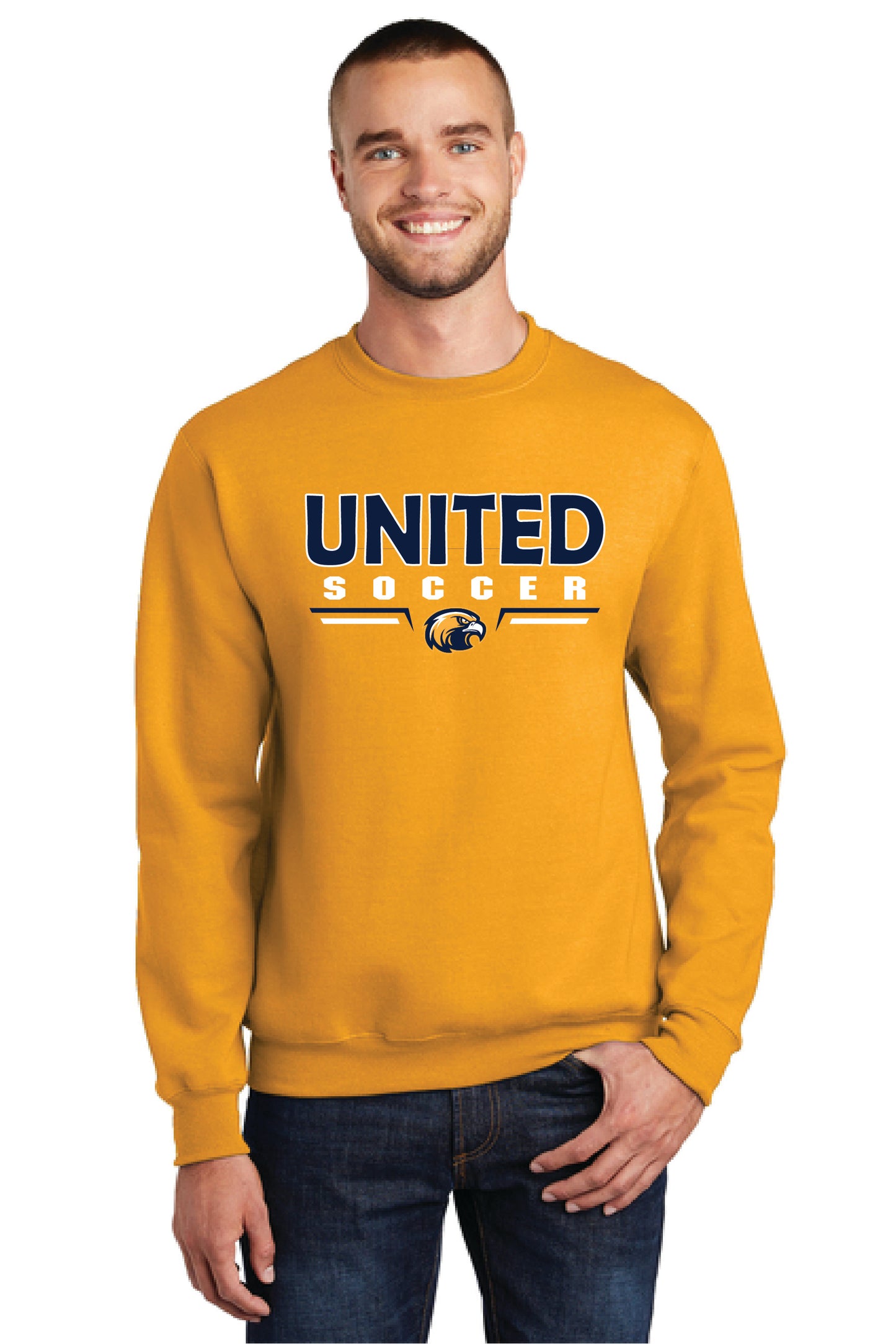 UNITED EAGLES SOCCER Port & Company® Core Fleece Crewneck Sweatshirt 1